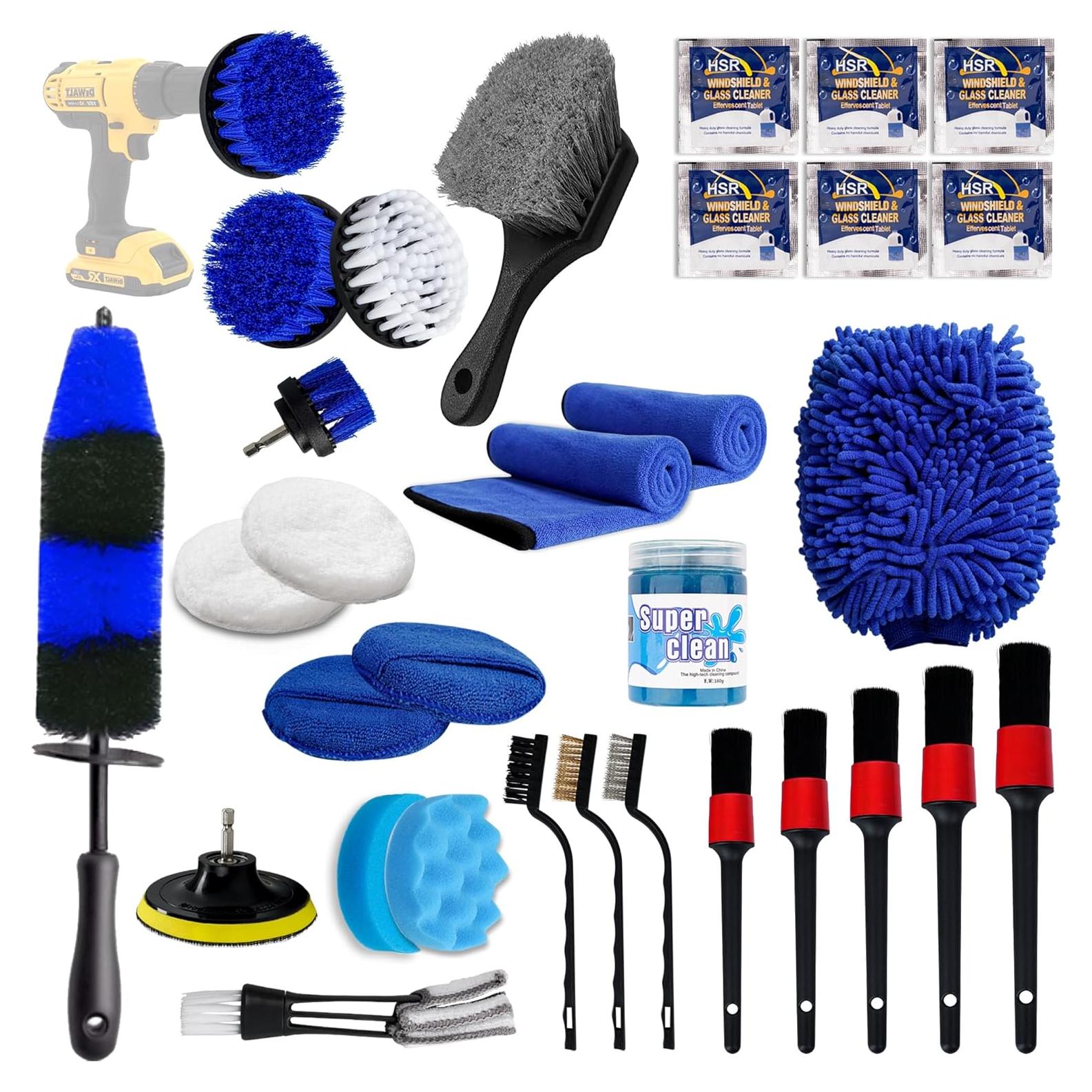 Kit de Detalle de Coche Cuoreca 31 Piezas Profesional