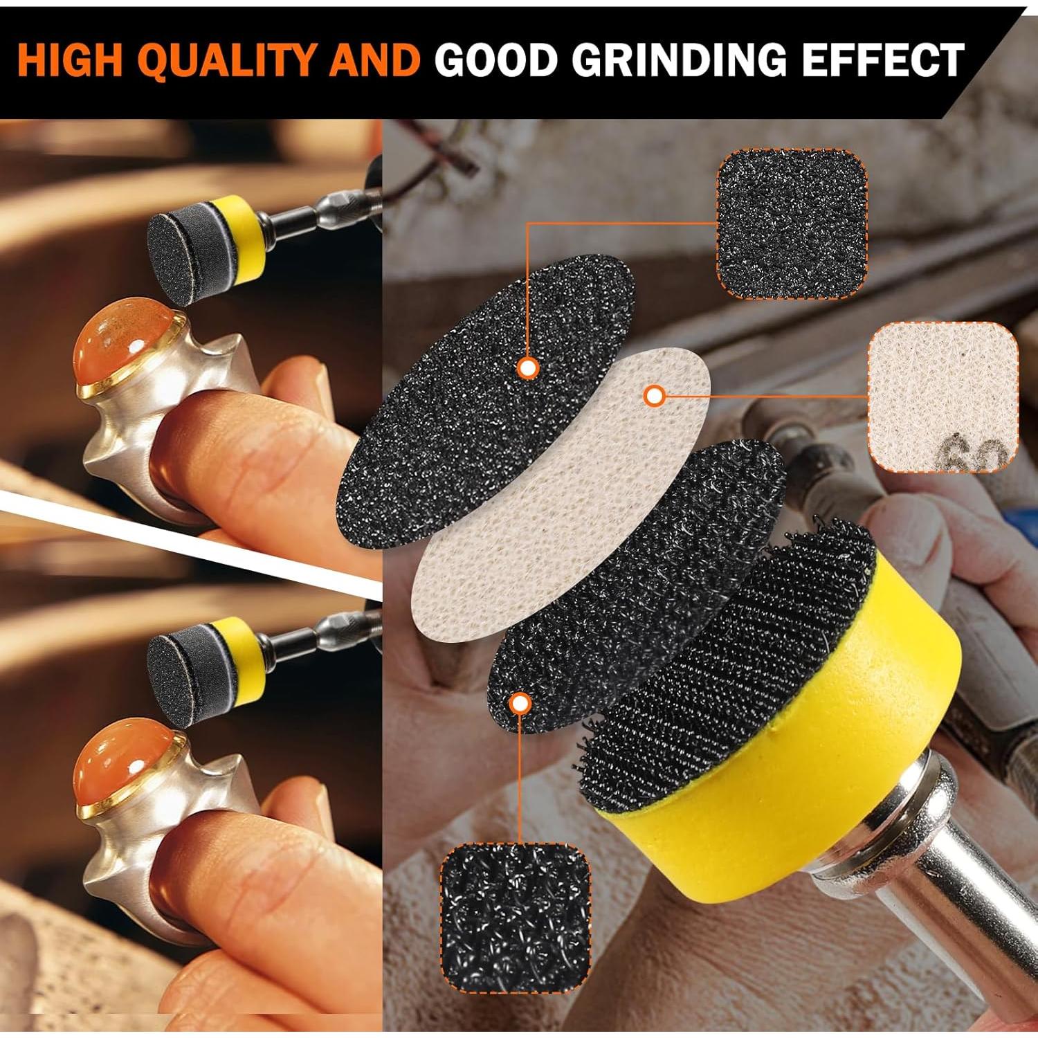 203 Piezas Disco de Lijado 1 Pulgada Avresecie con Almohadillas