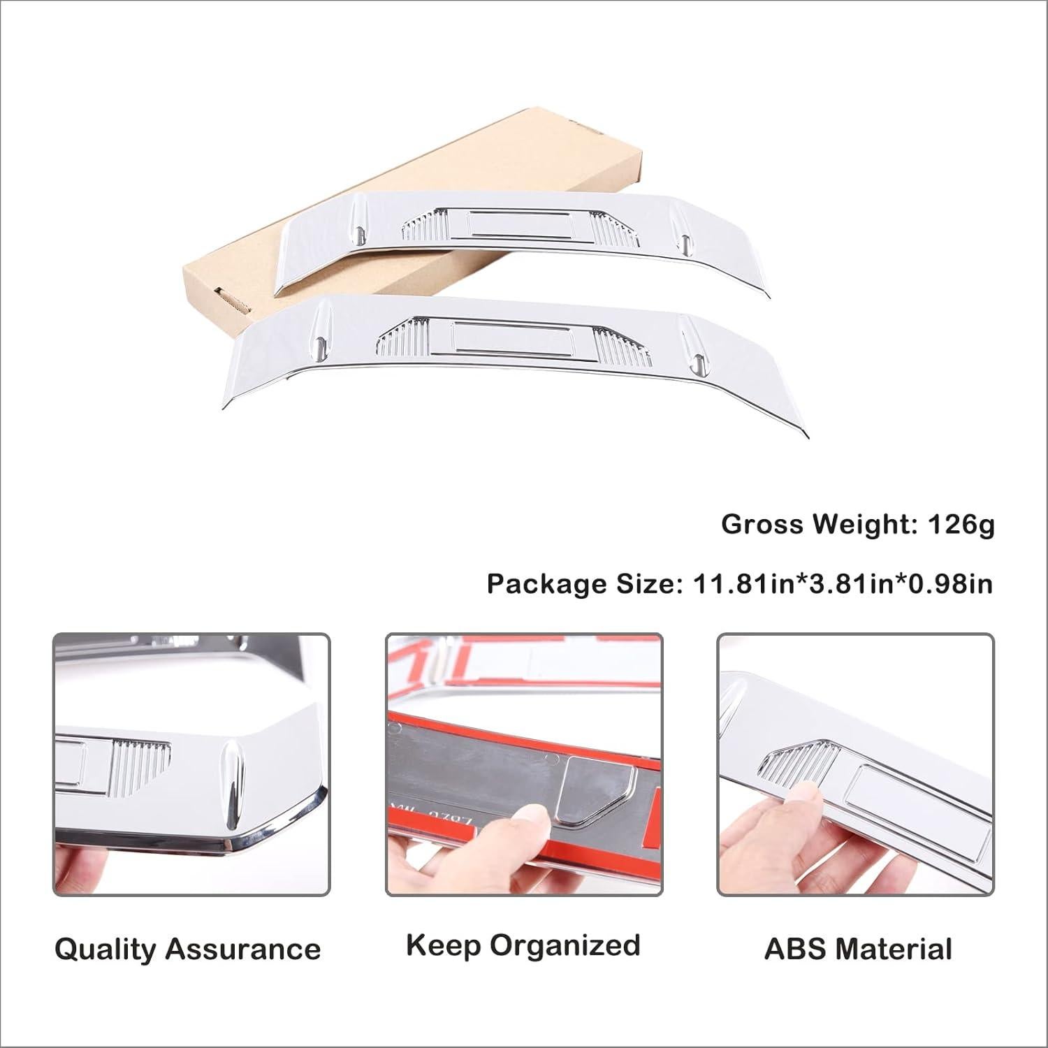 Cubierta Lateral de Luz Trasera Aunginsy para Toyota Tundra 2022-2025