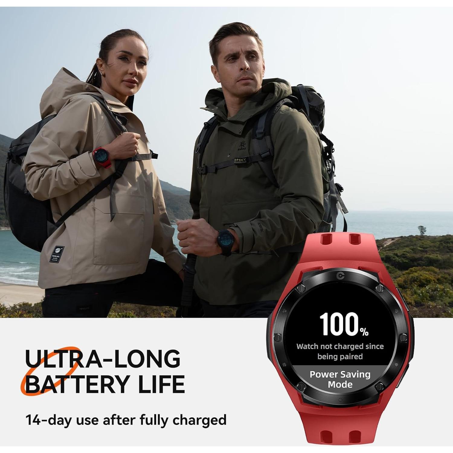 Reloj Inteligente Mentech Xe1 con GPS, 110 Modos, 5ATM