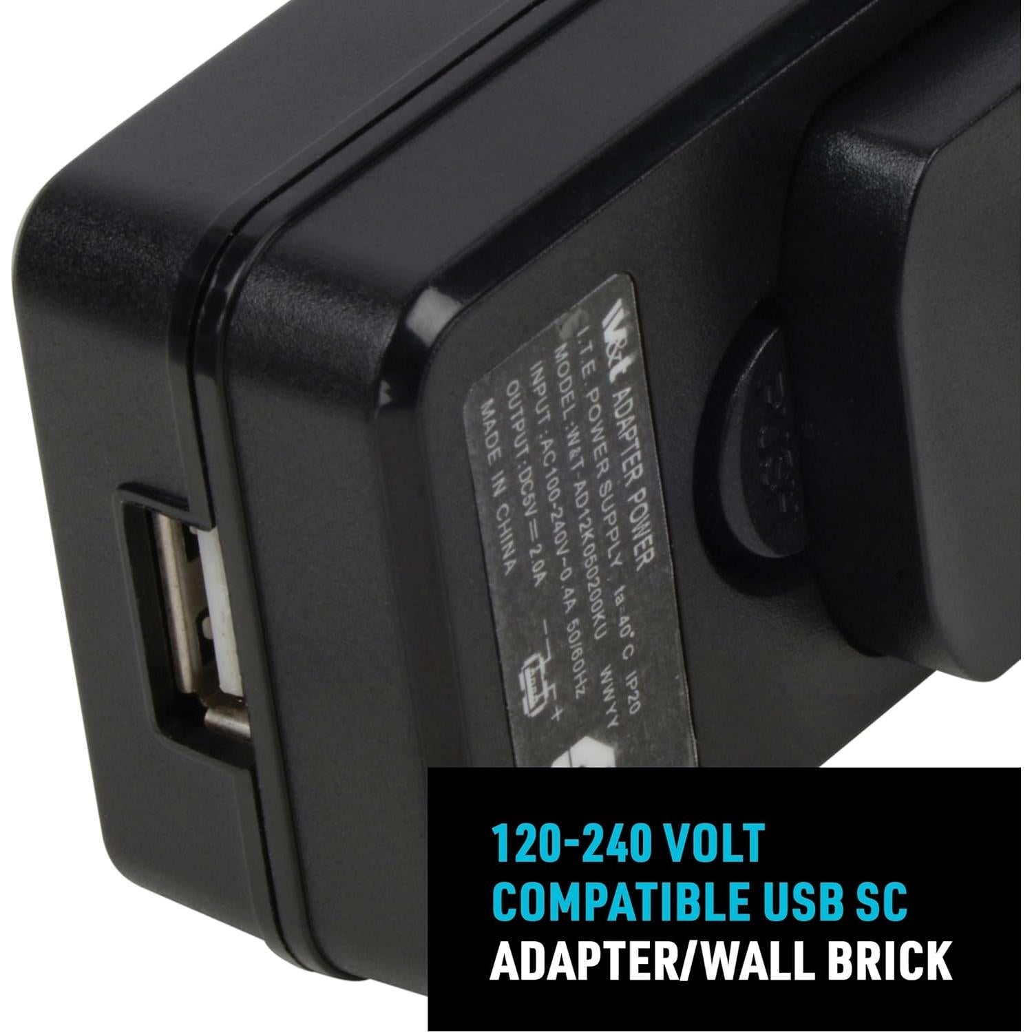 Cargador de Pared Nite Ize T4R USB 100-240V Negro