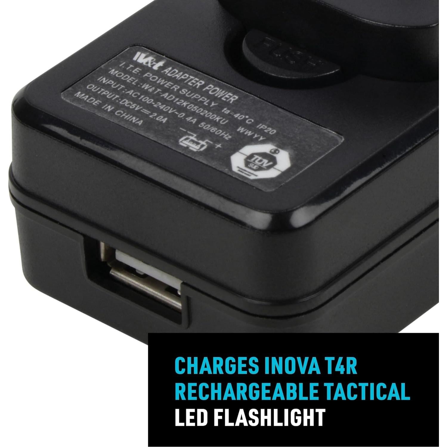 Cargador de Pared Nite Ize T4R USB 100-240V Negro