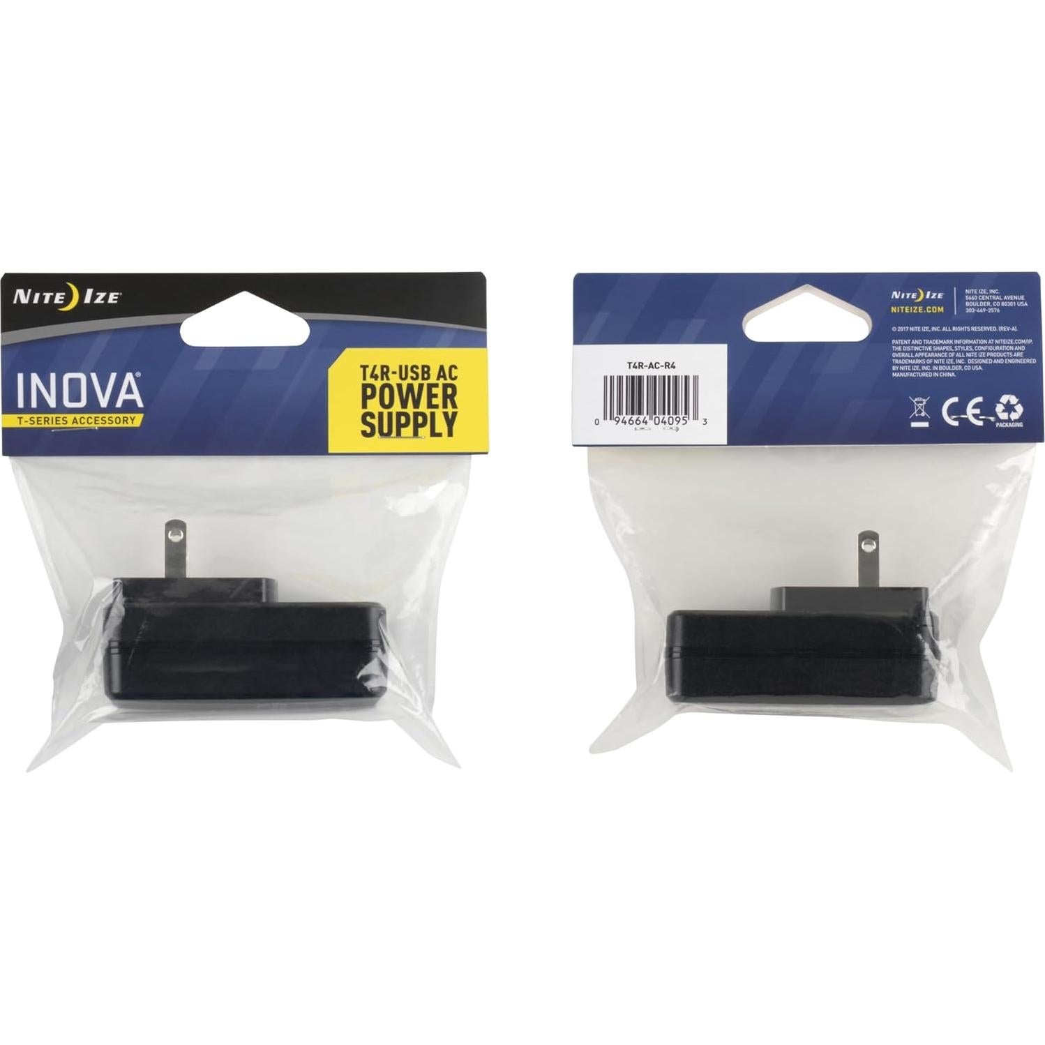 Cargador de Pared Nite Ize T4R USB 100-240V Negro