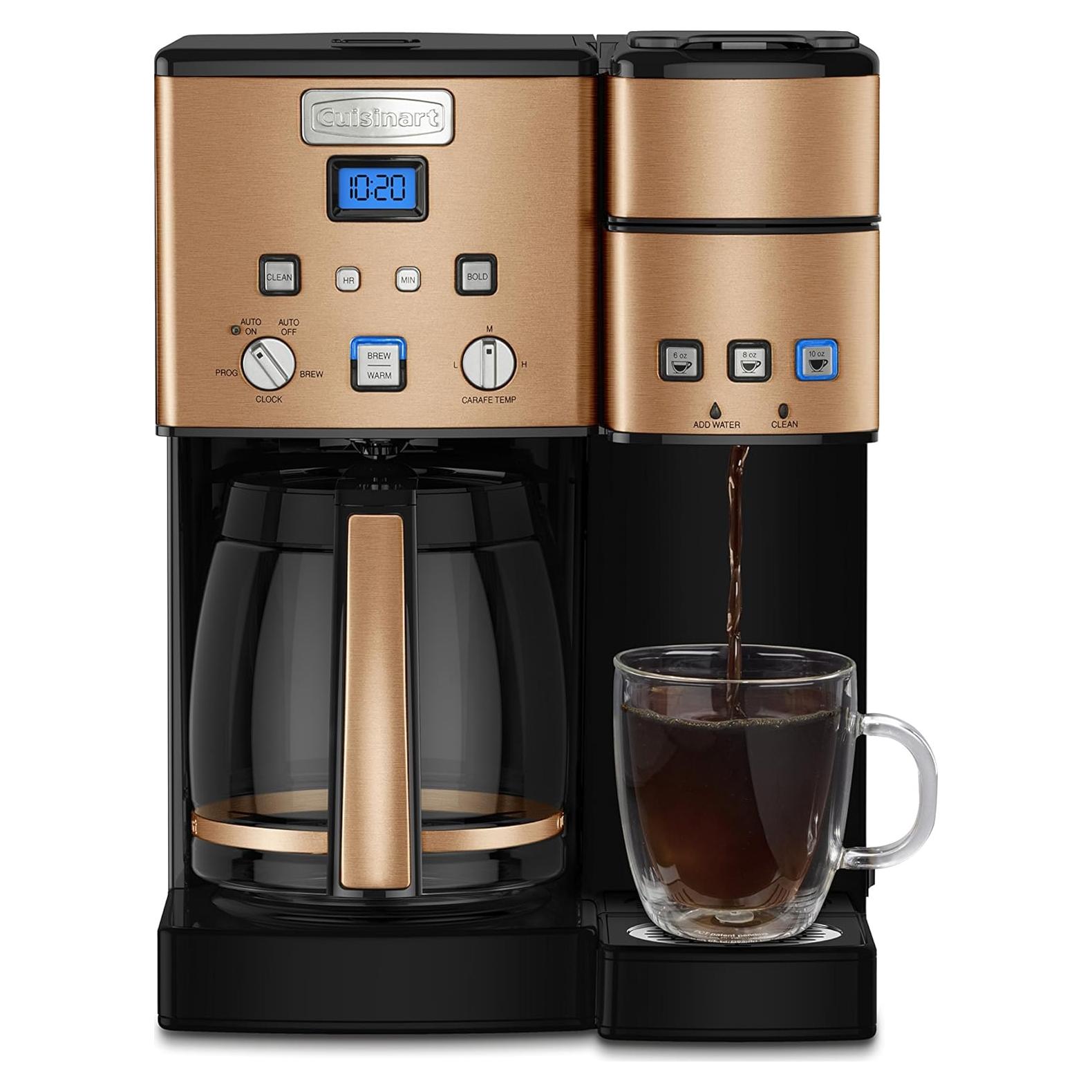 Cafetera Cuisinart SS-15CP 12 Tazas y Porción Individual Acero Inox