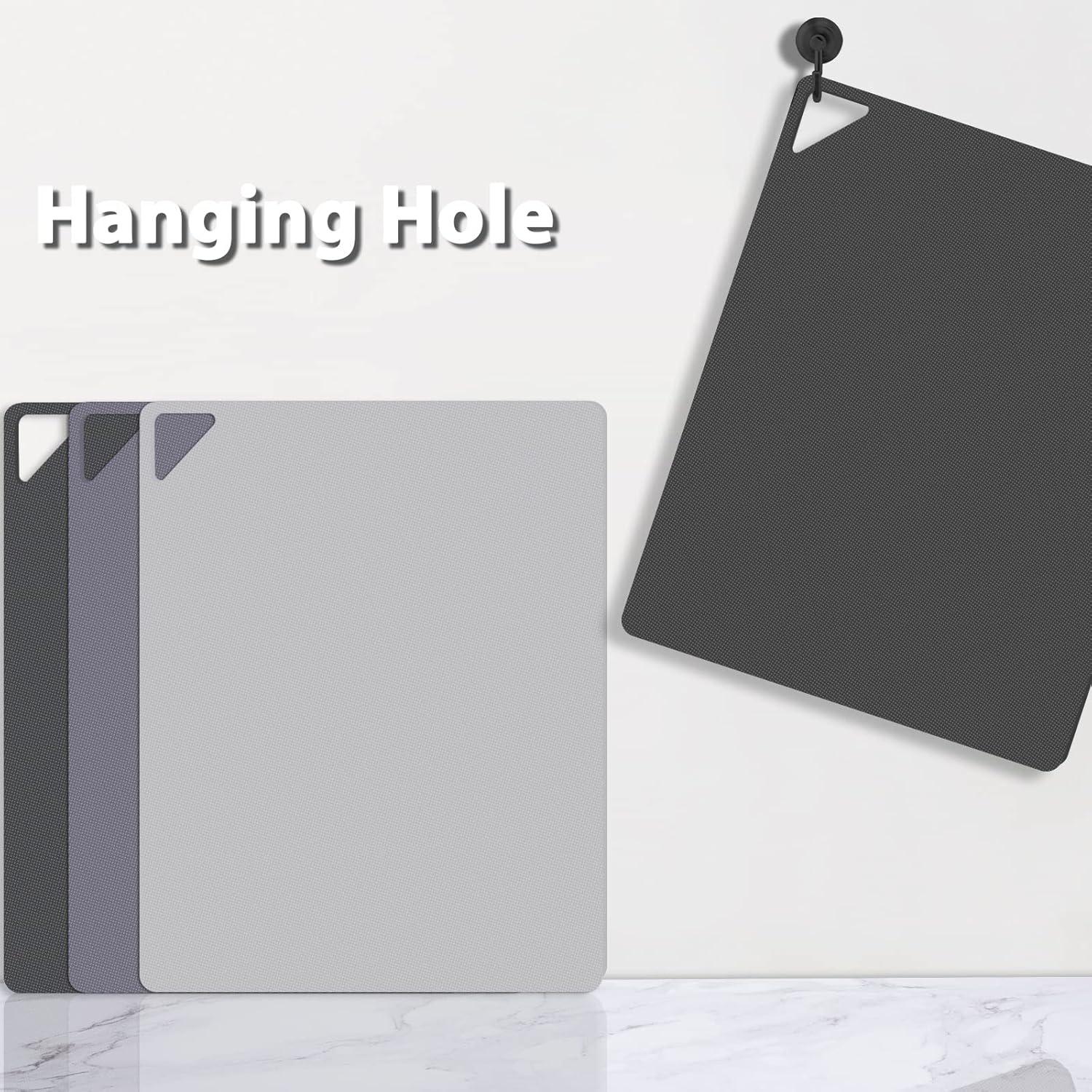 Juego de 3 Tablas de Cortar Flexibles WK Antideslizantes 36.8x29.2 cm