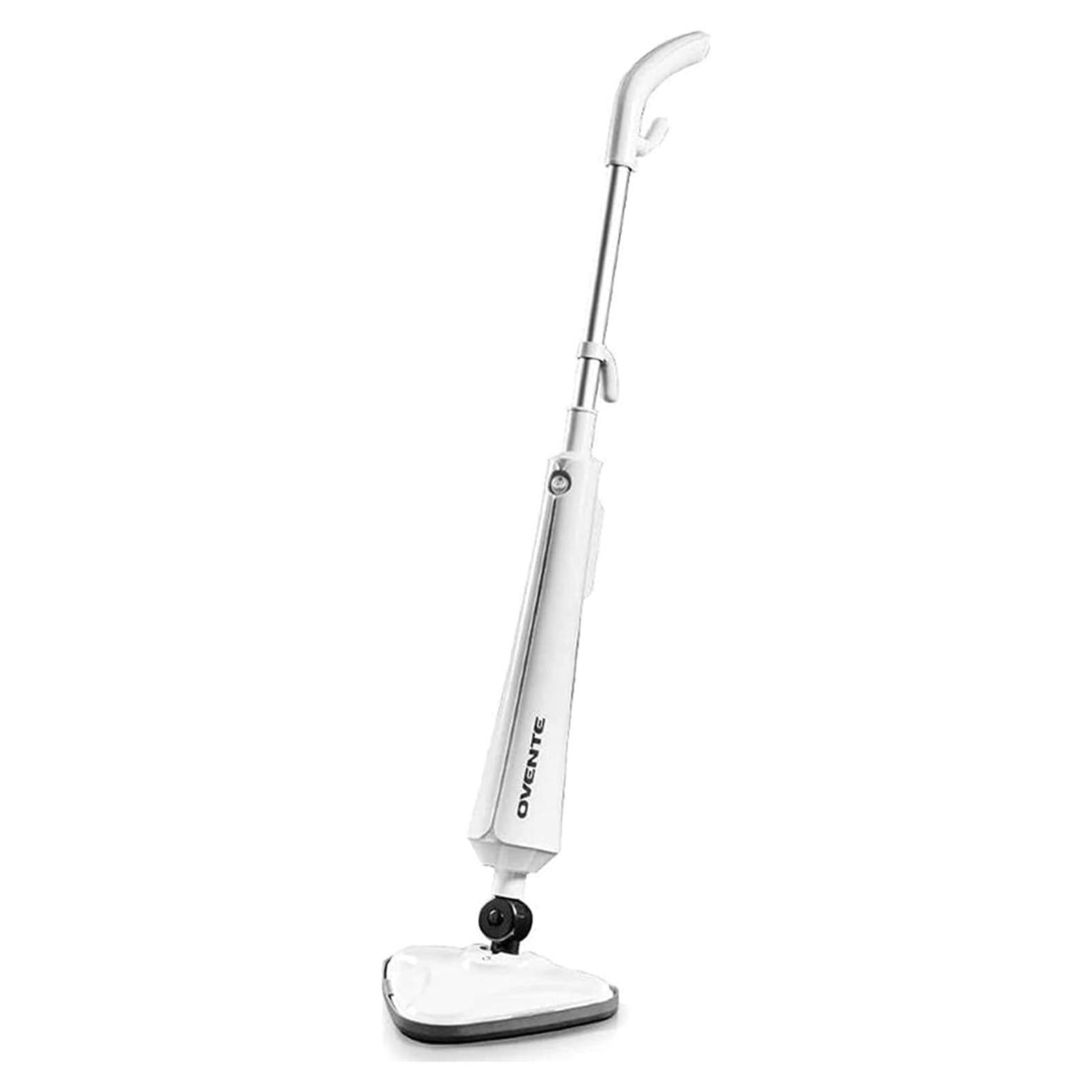 Limpiador de Vapor OVENTE ST405W 1300W Blanco para Pisos