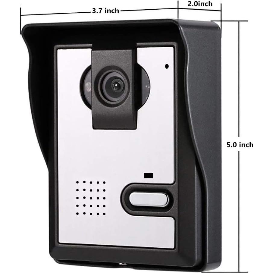 Sistema de Videoportero AMOCAM 4.3" LCD 2 Monitores HD