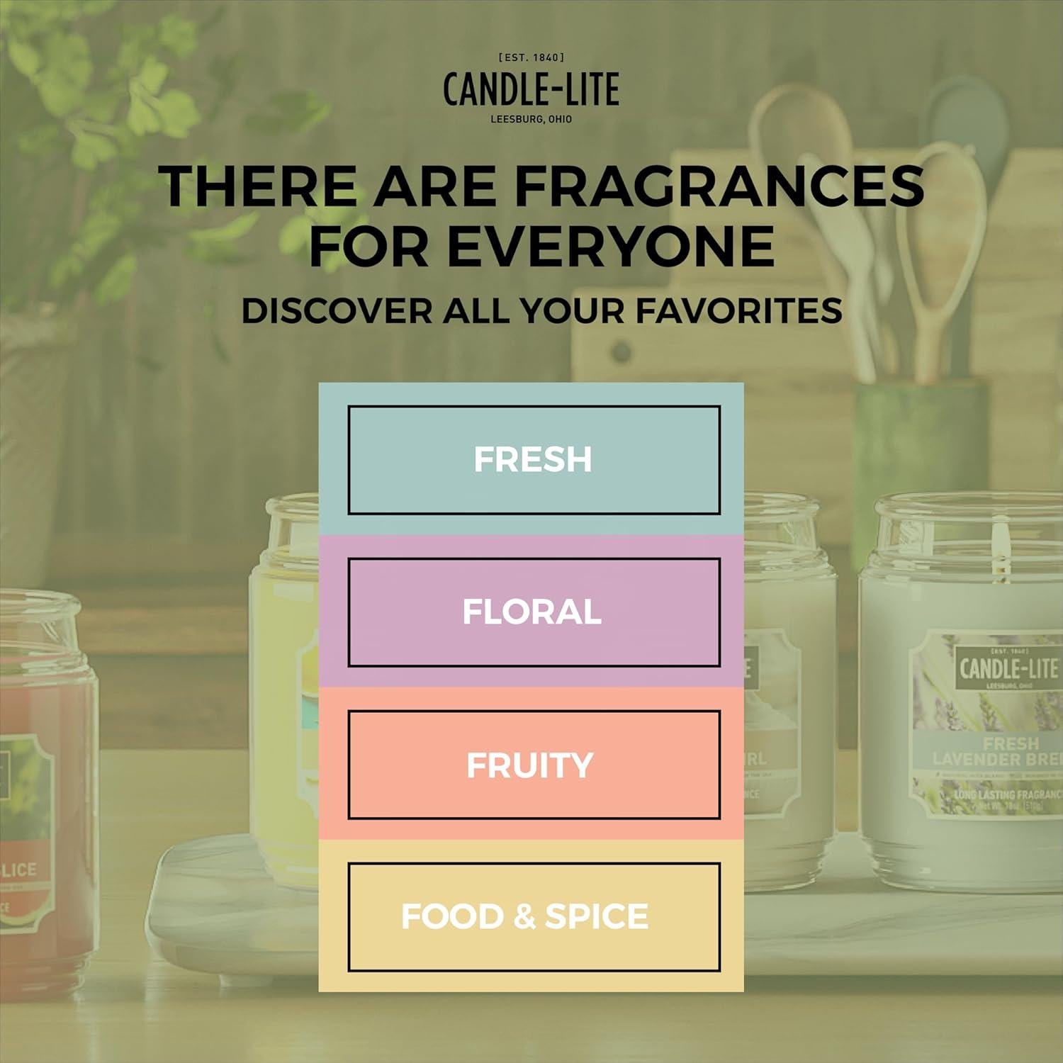 Vela Aromática Candle-Lite 18 oz Calabaza Perfecta - 110 Horas