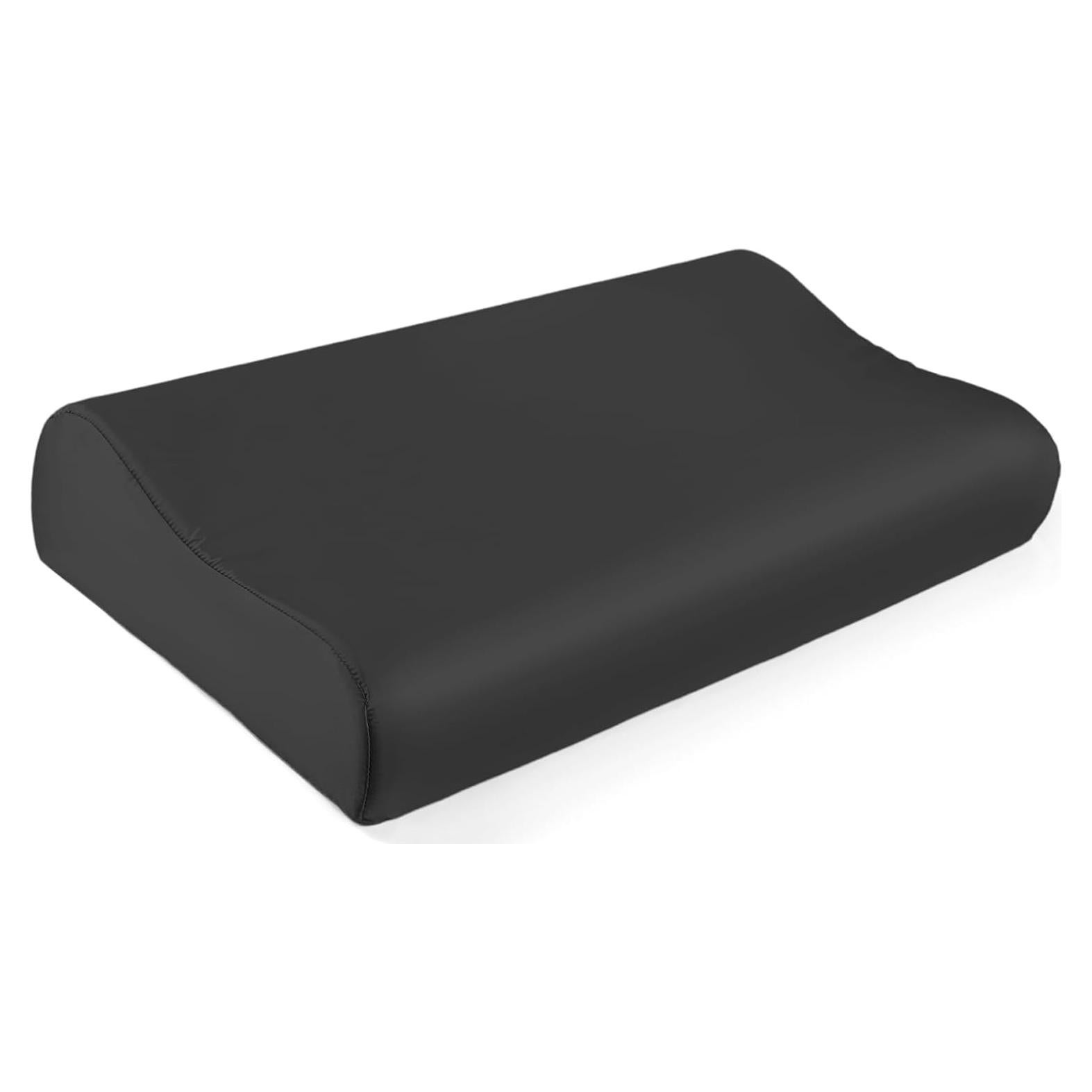 Funda de Almohada de Seda THXSILK 50.8x30.5cm Negra