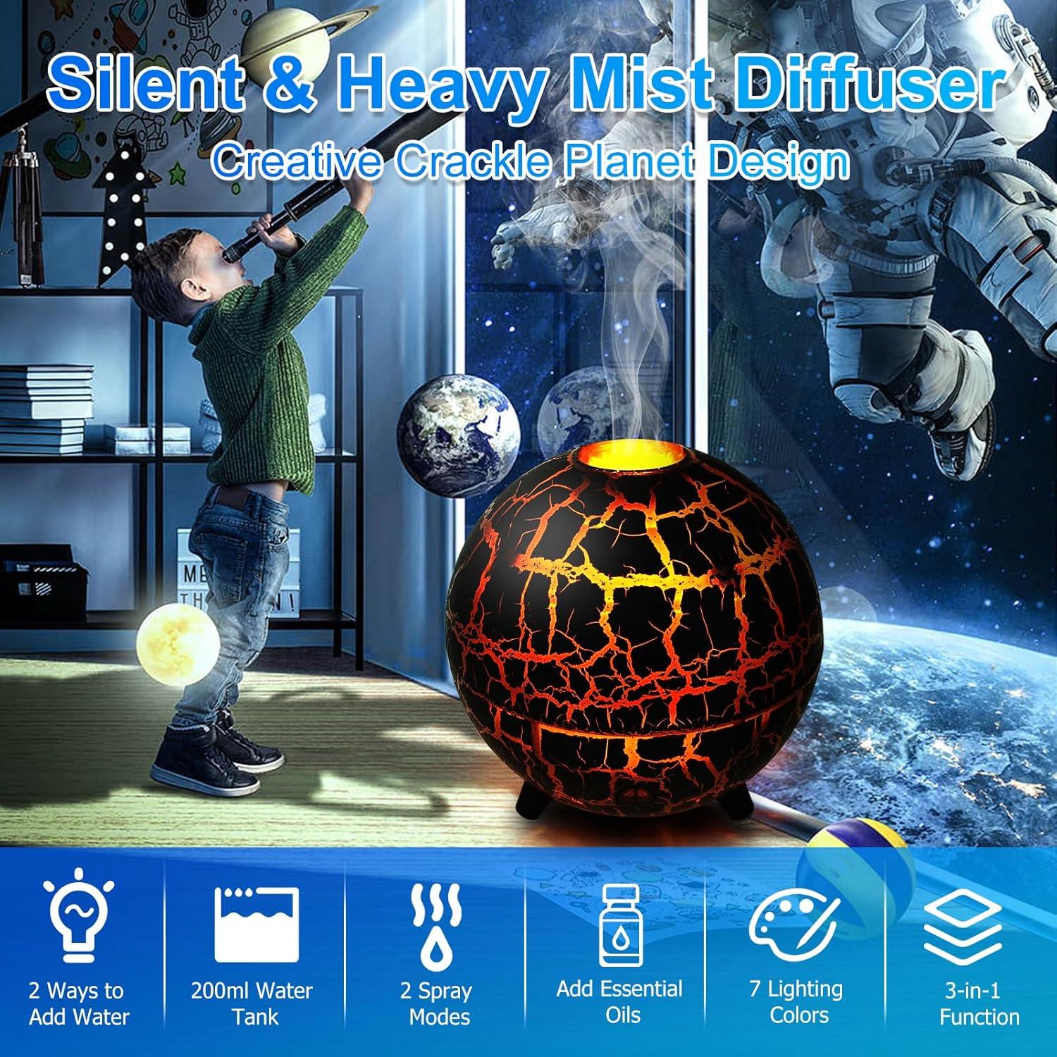 Difusor de Aceite Esencial Cechlicht D612 200ml Negro