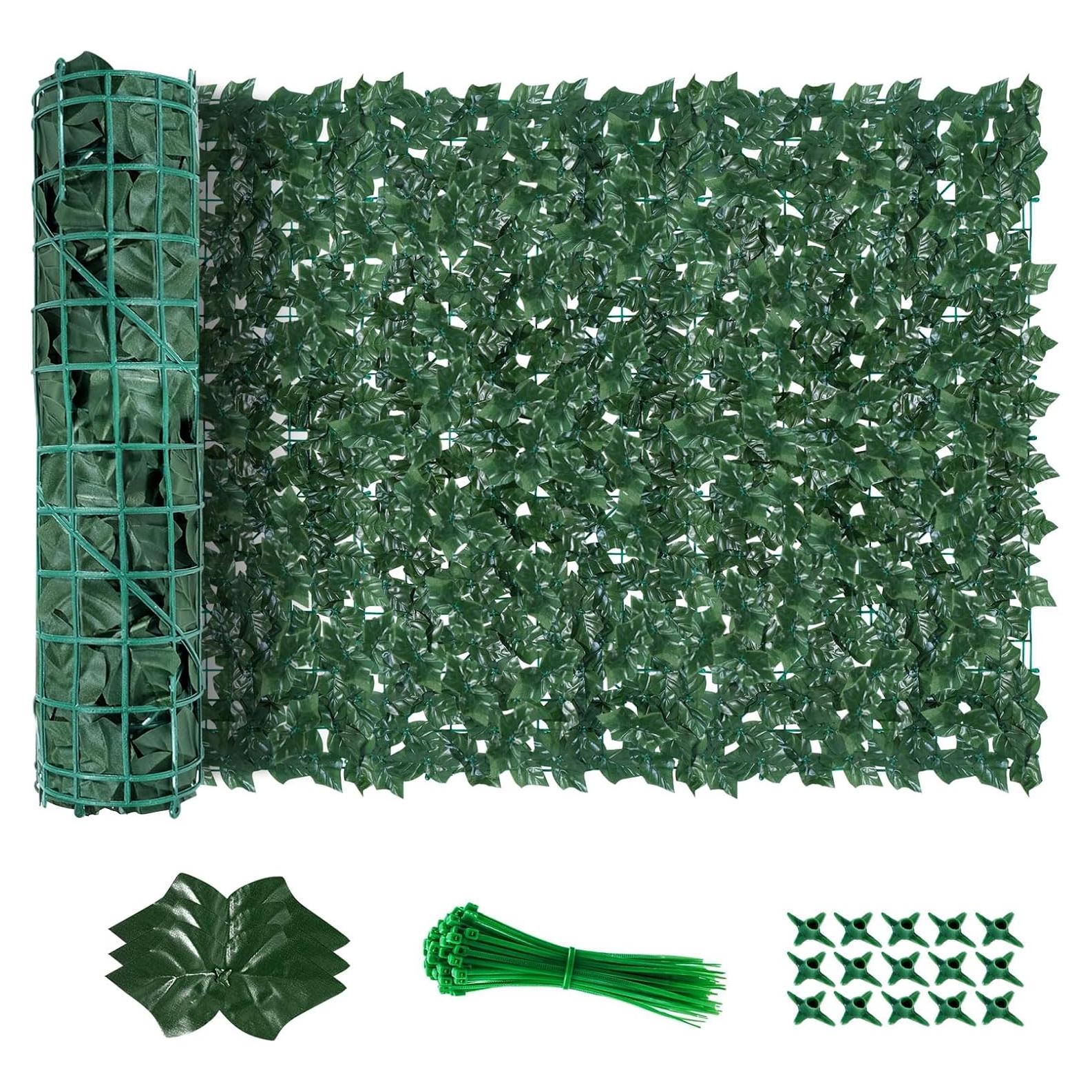 Pantalla de Privacidad AGJIDSO Hiedra Artificial 2,97 m²