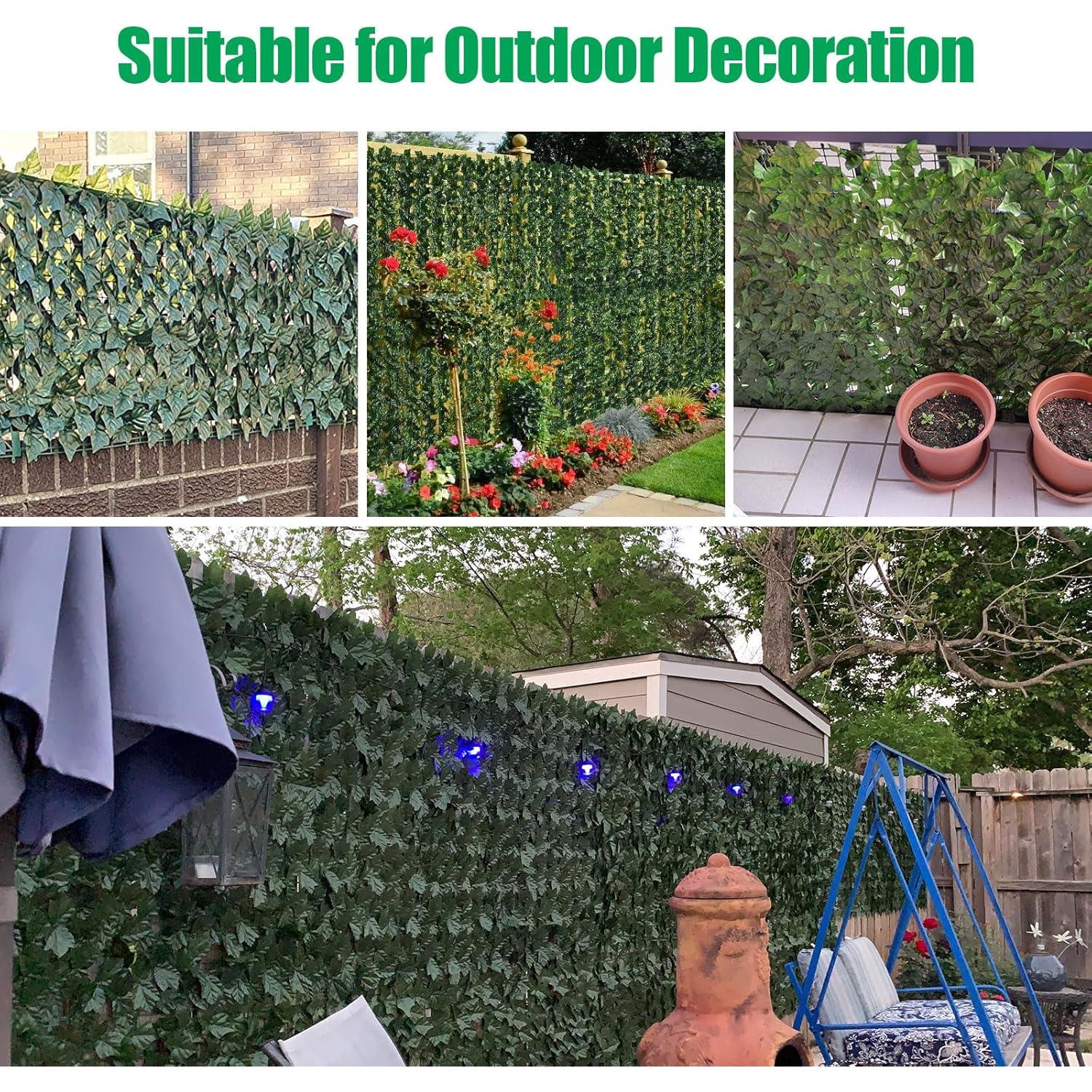 Pantalla de Privacidad AGJIDSO Hiedra Artificial 2,97 m²