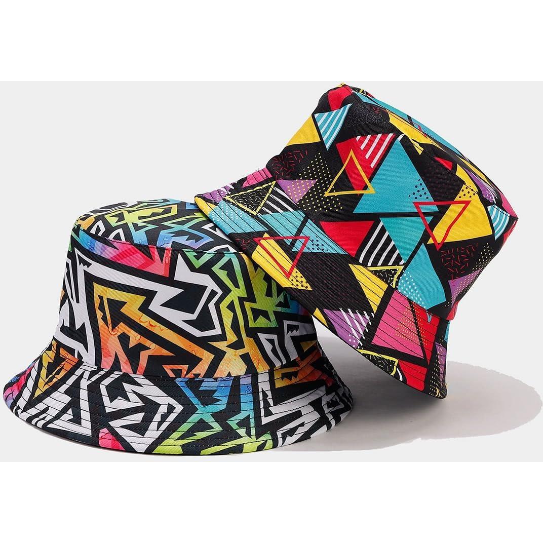 Sombrero de Cubo Reversible Quanhaigou Unisex para Verano