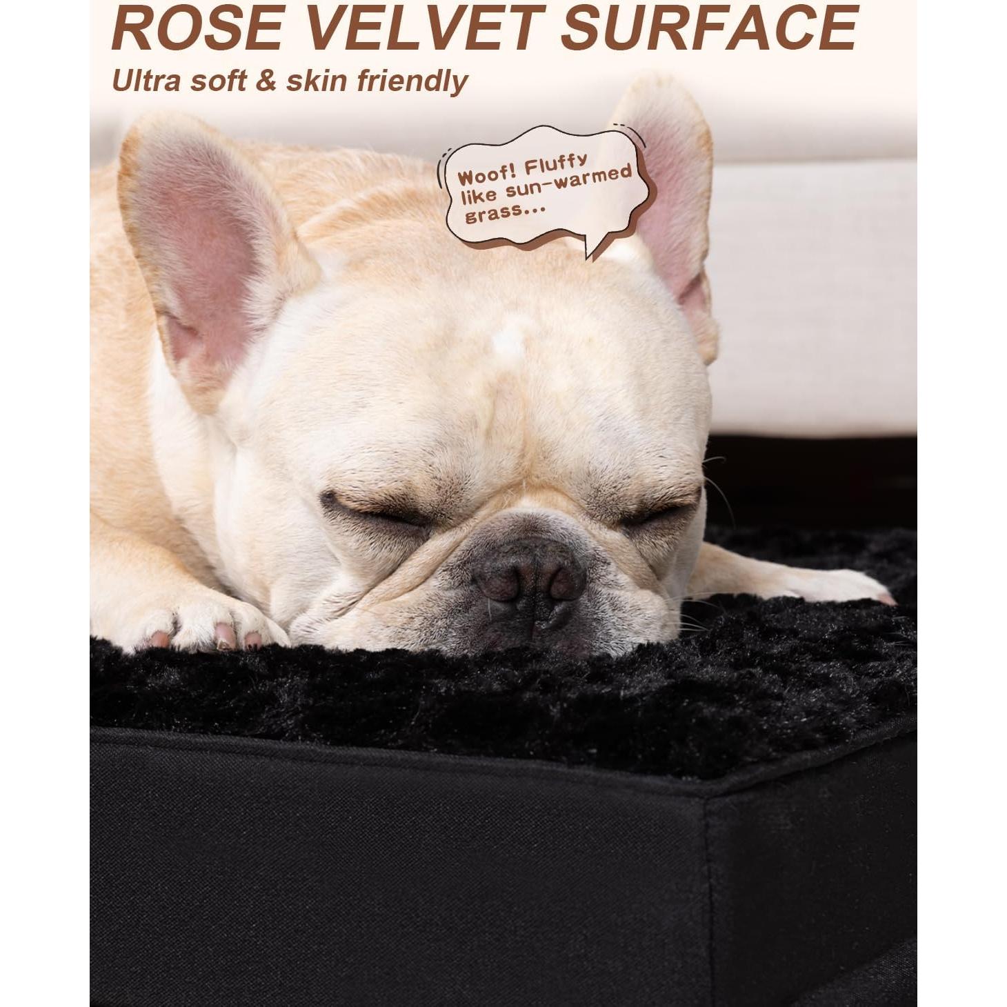 Cama para Perro KSIIA Impermeable 73.66x45.72cm Negra