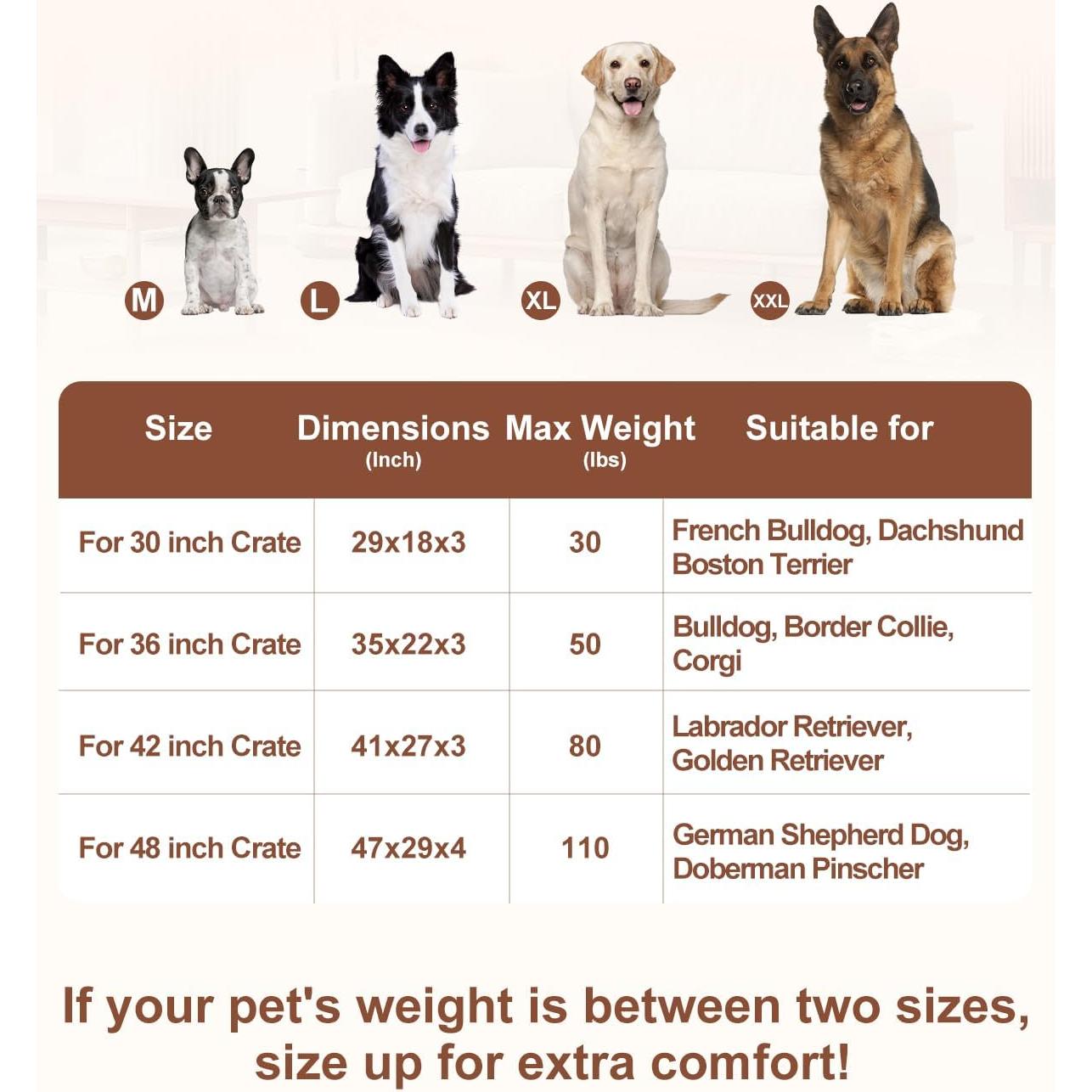 Cama para Perro KSIIA Impermeable 73.66x45.72cm Negra