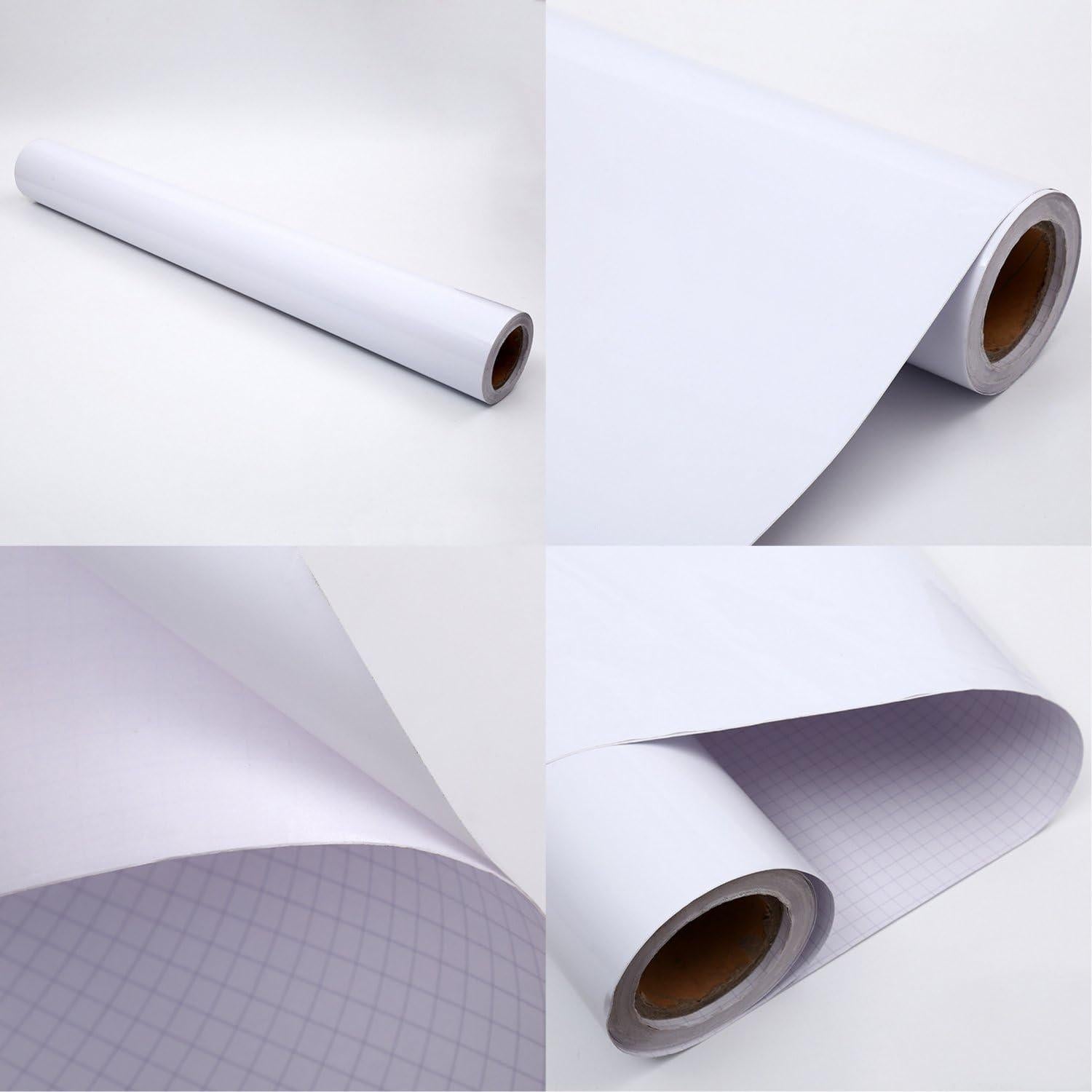 Calcomanía de Pared Pizarra Blanca Acfun 45x200cm Borrado Seco