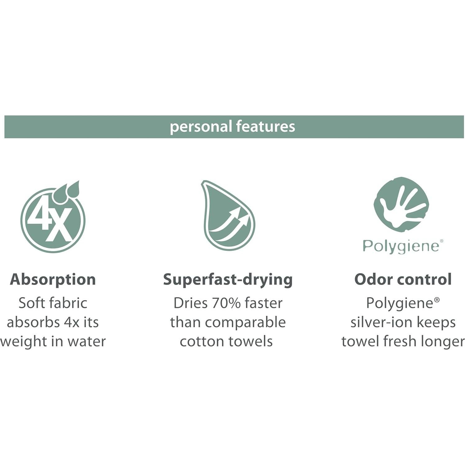 Toalla Personal Ultraligera PackTowl Cuerpo 63.5x137.2cm