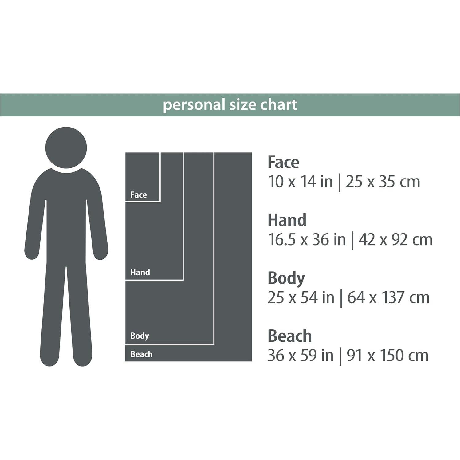 Toalla Personal Ultraligera PackTowl Cuerpo 63.5x137.2cm