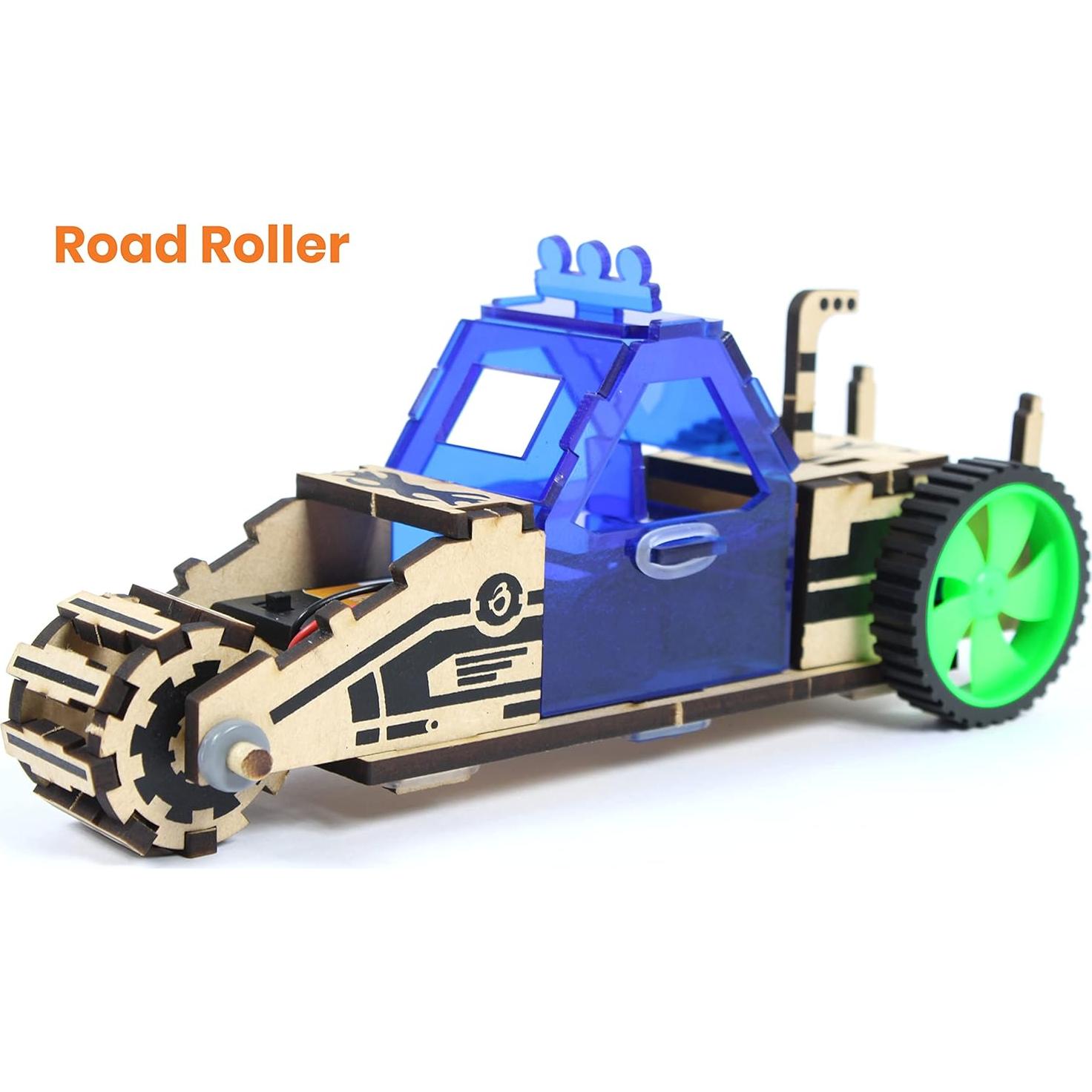 Kit de Construcción STEM 4en1 Butterfly EduFields - Coches 3D