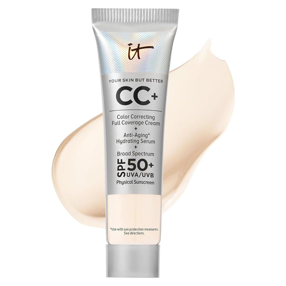 IT Cosmetics CC+ Crema Viaje 11.8 ml - Base Cobertura Completa SPF 50