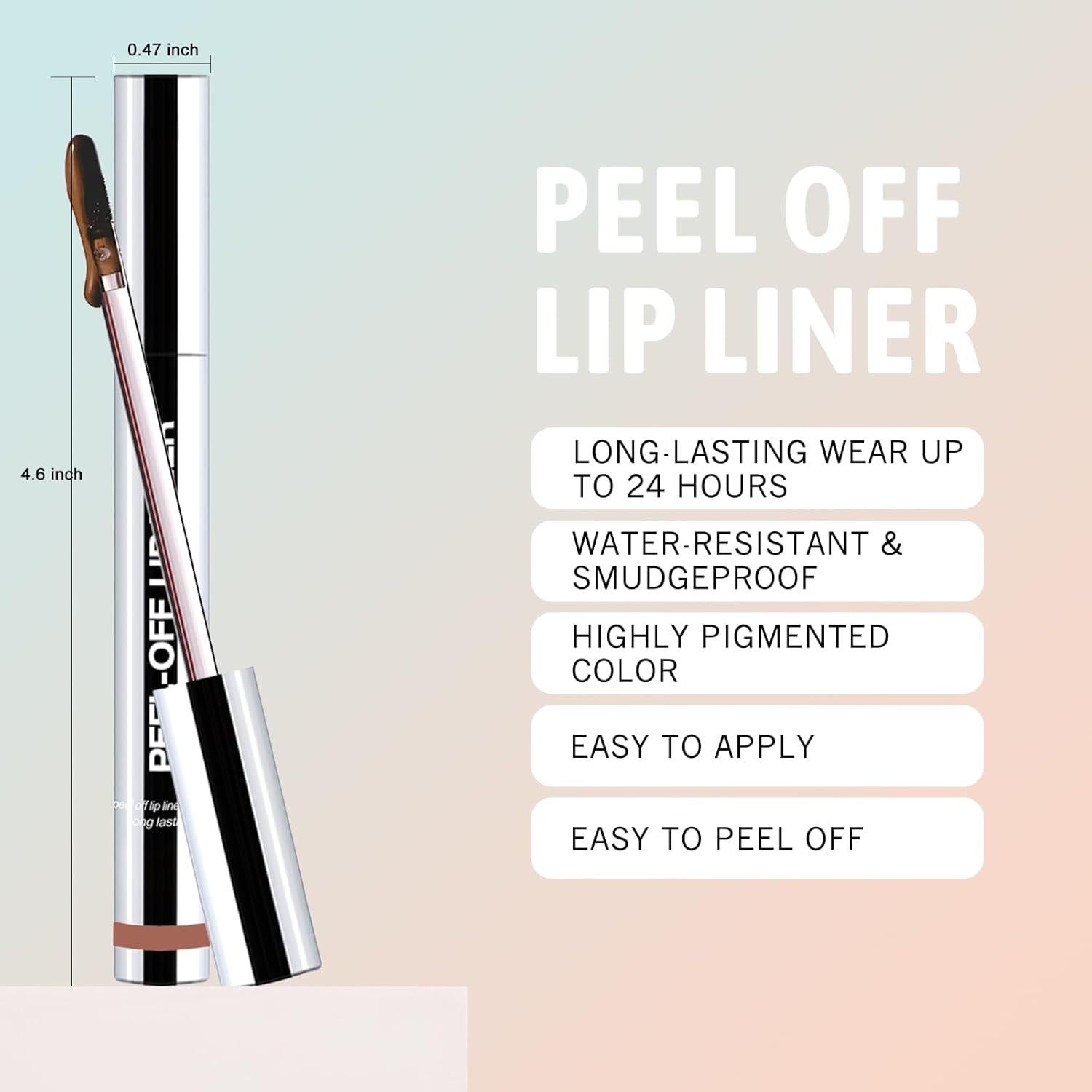 Set de Tinte de Labios Peel Off Wugbc 3 Colores Larga Duración