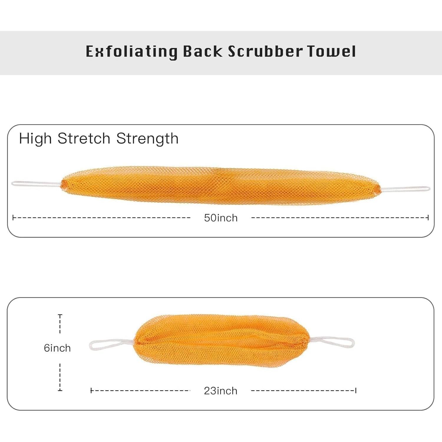 Esponja Exfoliante de Red Africana YATCHA 120 cm Verde Profundo