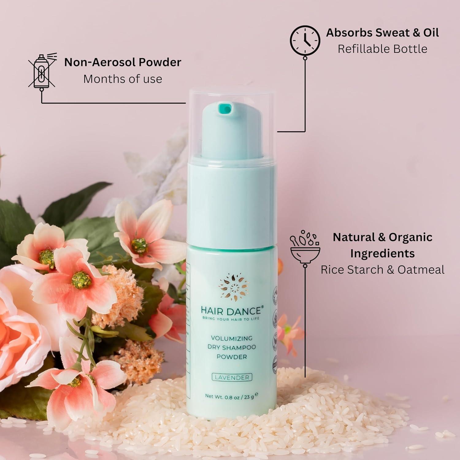 Champú Seco Voluminizador Hair Dance 22.68g - Natural y Orgánico