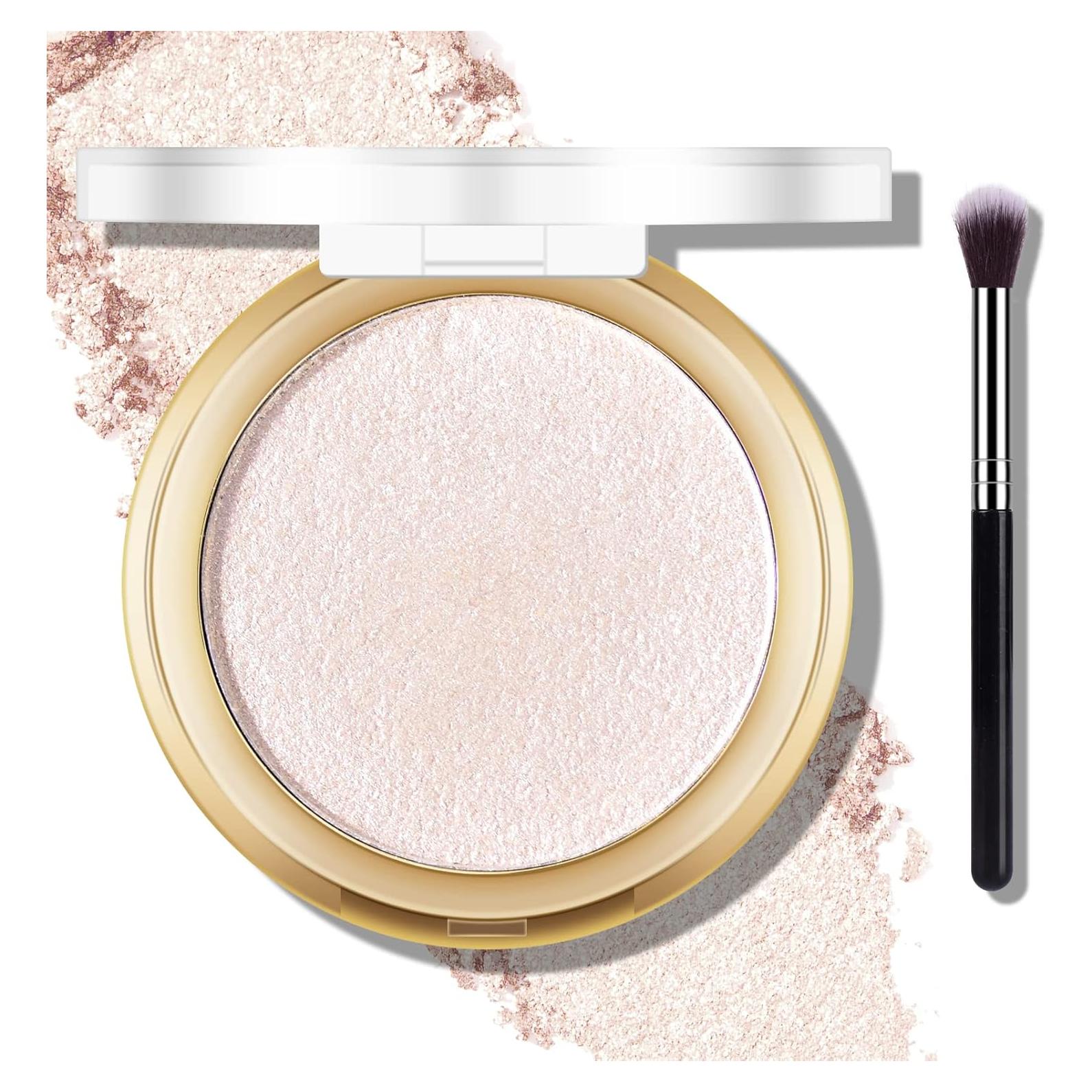 Paleta Iluminador Horneado FREEORR 6 Colores 5.5g #01 Blanco Lunar