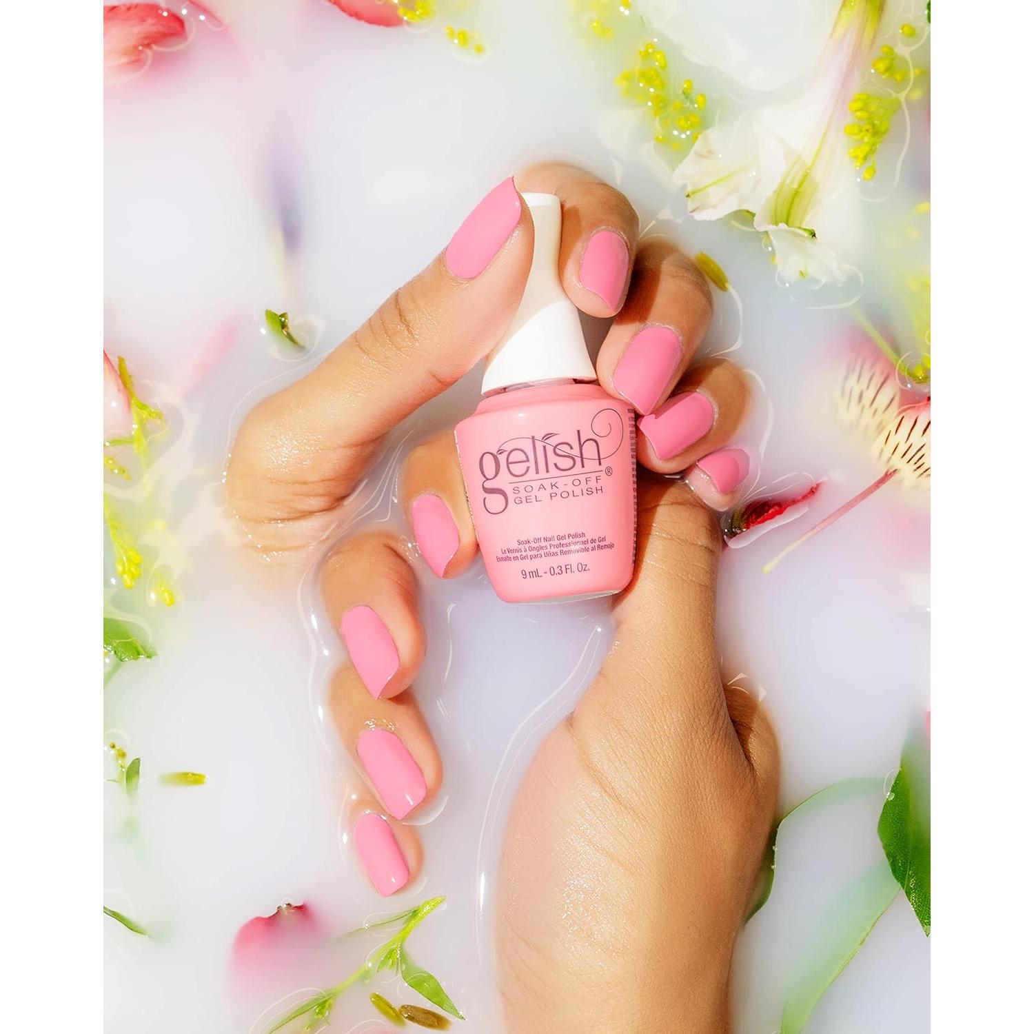 Esmalte en Gel Gelish MINI Cama de Pétalos 9mL Pastel Duradero