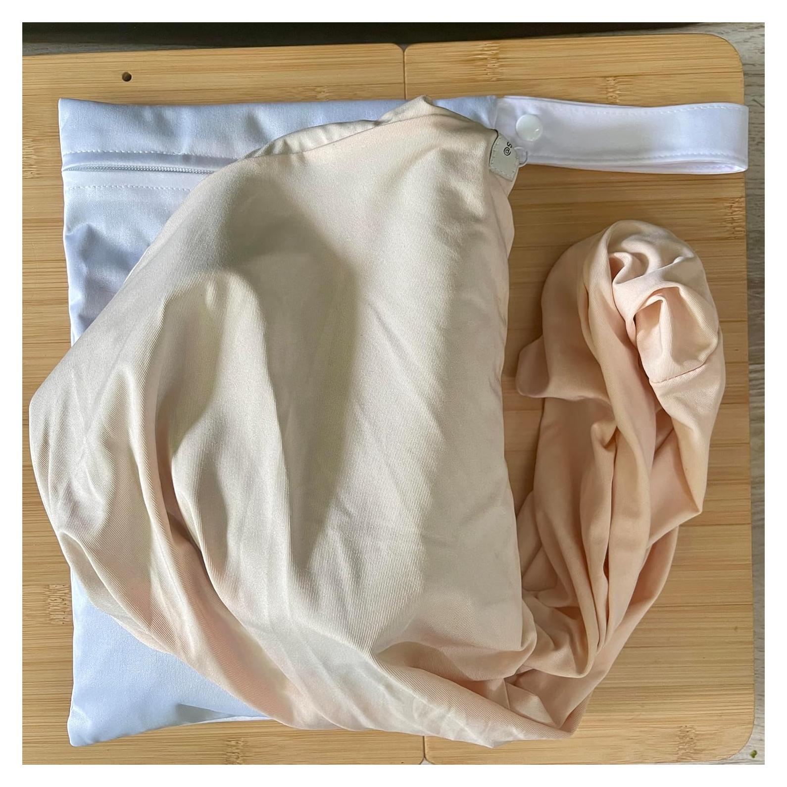 Turbante de Natación SWIG Beige con Bolsa de Playa - Protección Cabello