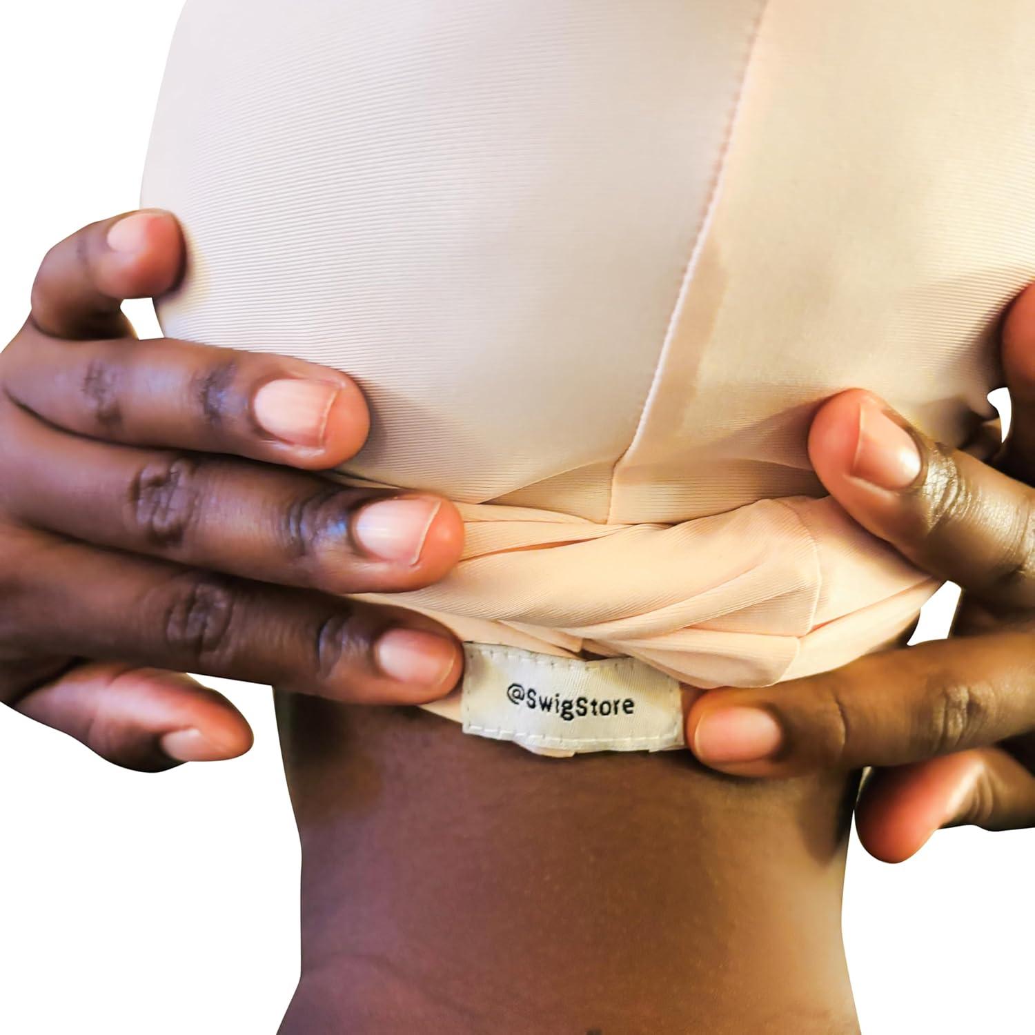 Turbante de Natación SWIG Beige con Bolsa de Playa - Protección Cabello