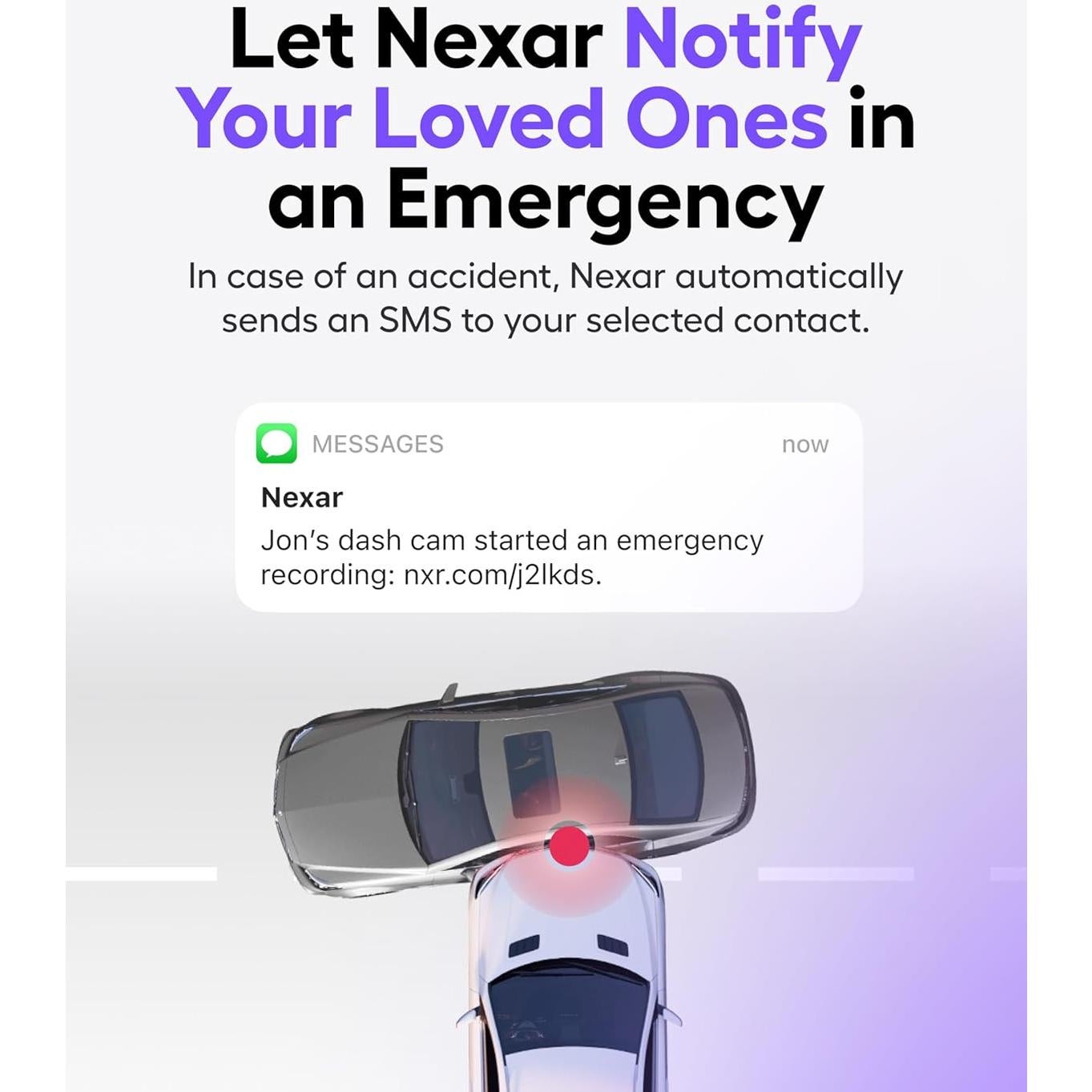 Cámara Dash Nexar Beam - 32GB, Modo Estacionamiento 24H