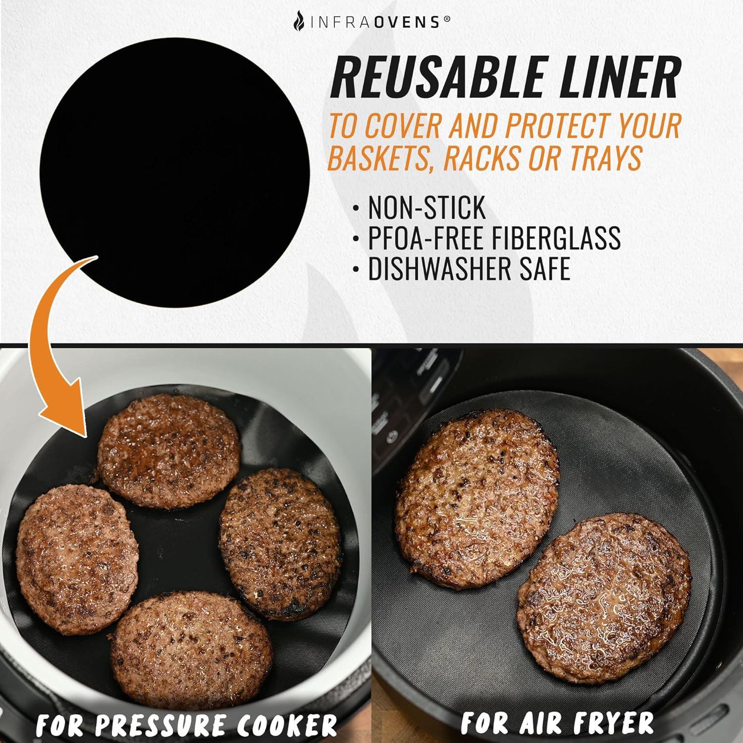 Forros Reutilizables para Freidora de Aire INFRAOVENS 17cm