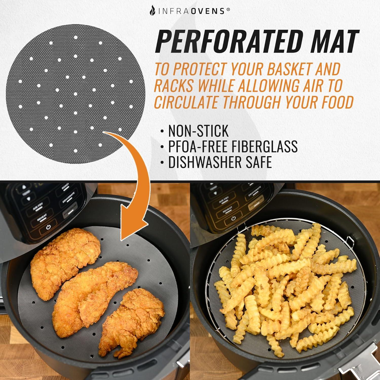 Forros Reutilizables para Freidora de Aire INFRAOVENS 17cm