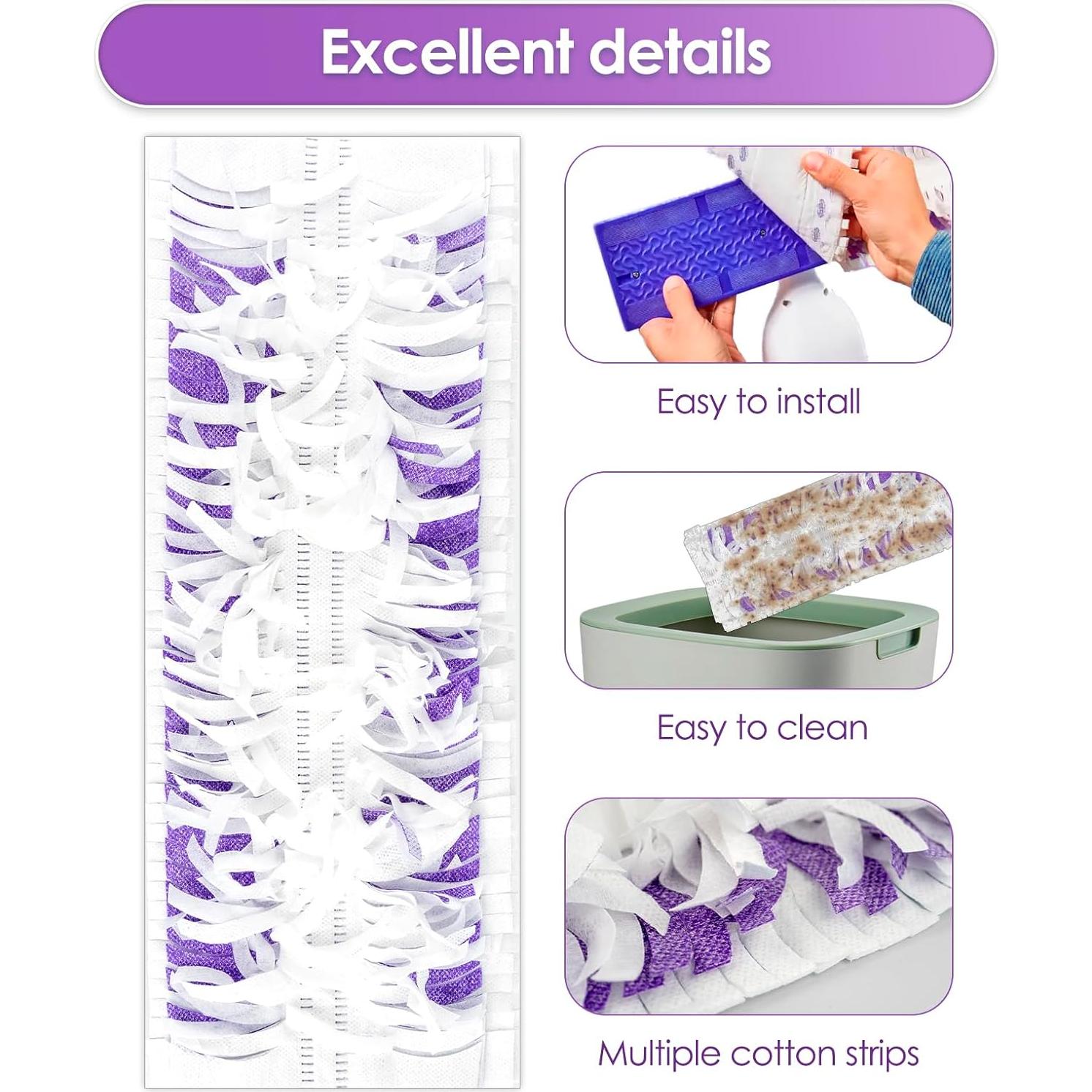 Recargas Almohadilla Desechable MIBUMIKI para Swiffer PowerMop - 10 Piezas