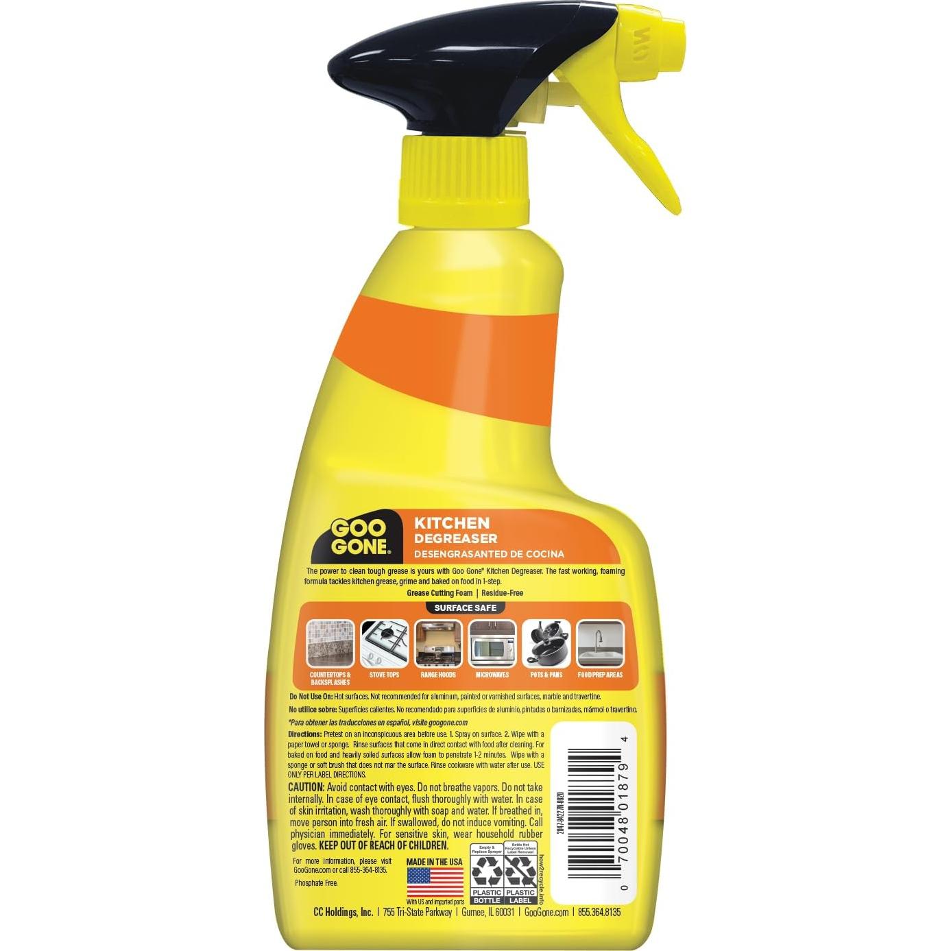 Desengrasante Goo Gone 414 ml - Limpia Grasa y Suciedad