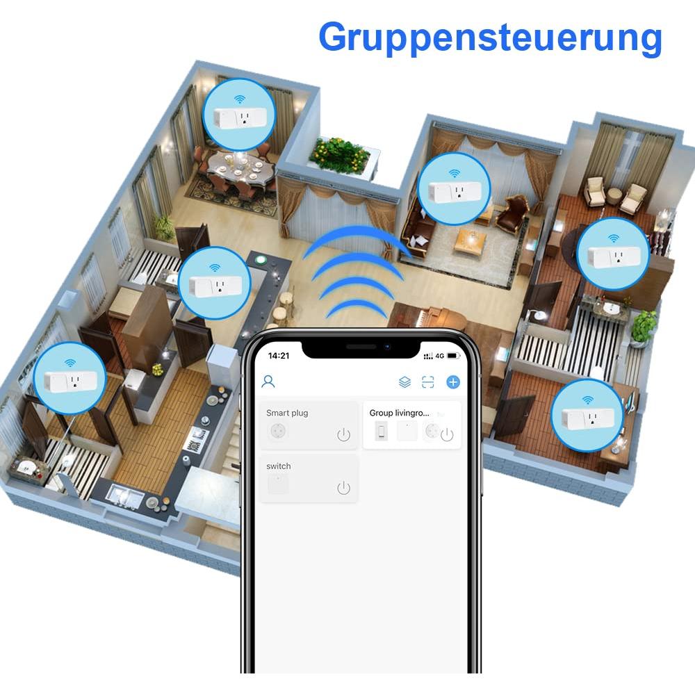 Enchufe Inteligente Milfra 2.4GHz WiFi Control por Voz