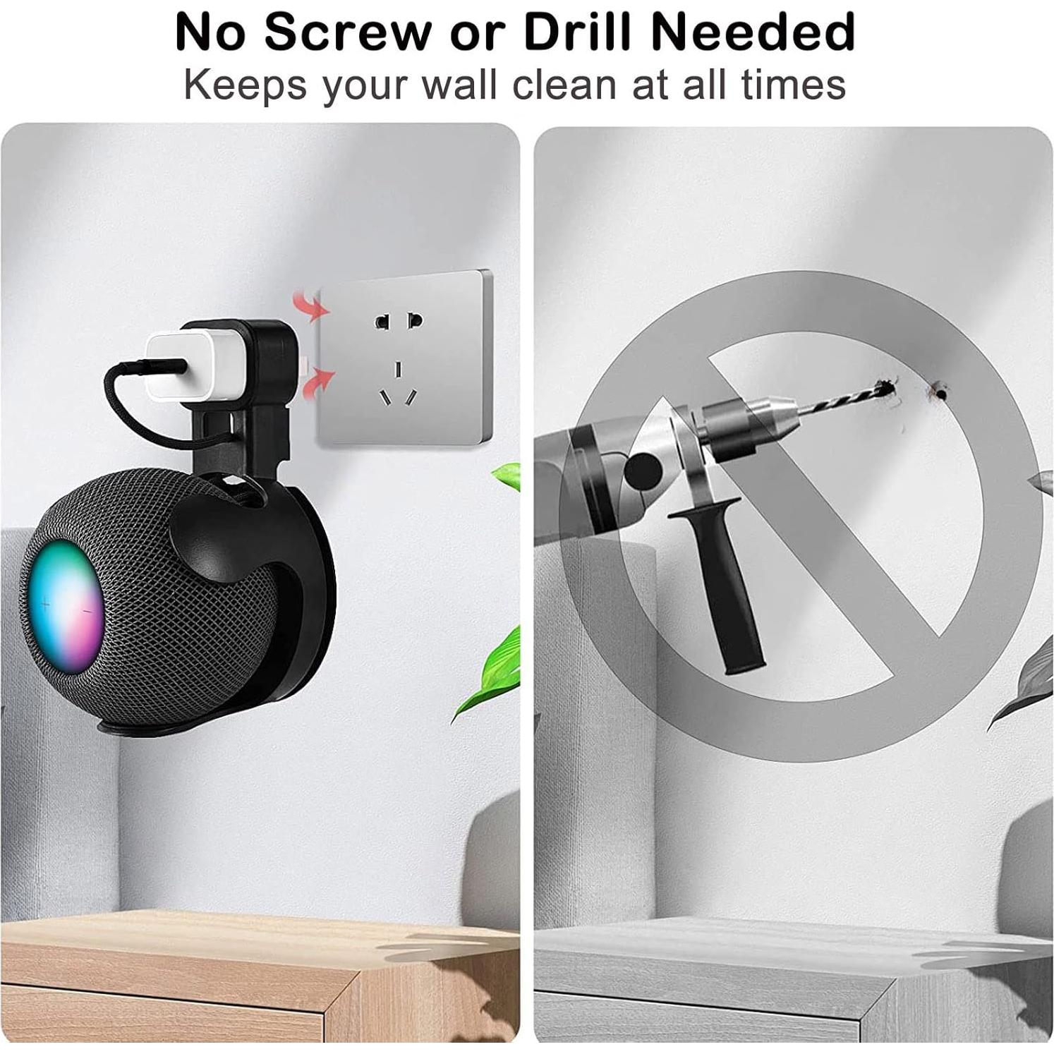 Soporte de pared VOMA para HomePod Mini con gestión de cables