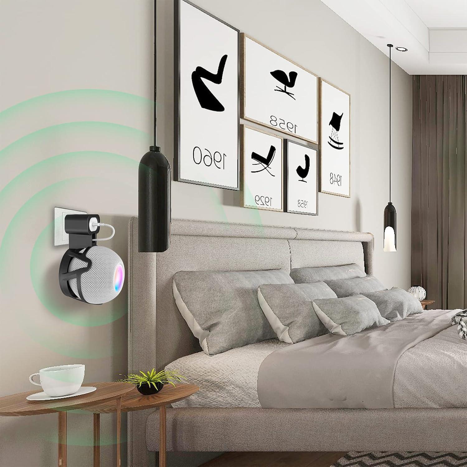 Soporte de pared VOMA para HomePod Mini con gestión de cables