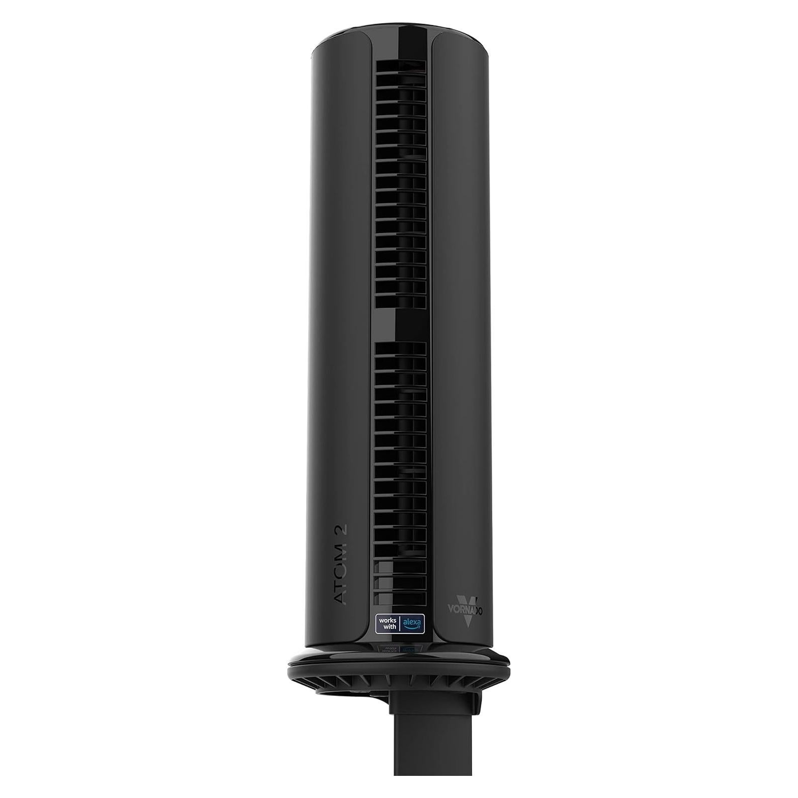 Ventilador de Torre Vornado ATOM 2S AE Oscilante 76.2 cm Negro
