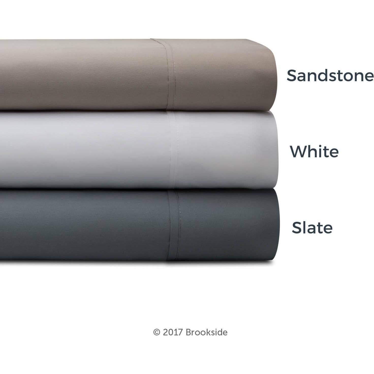 Conjunto de Sábanas Doble Brookside - Algodón Mezcla - Pizarra