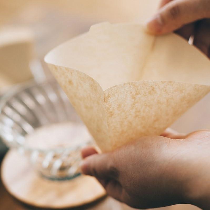 Filtros de café de papel Hario V60 Tamaño 01 Natural 100ct