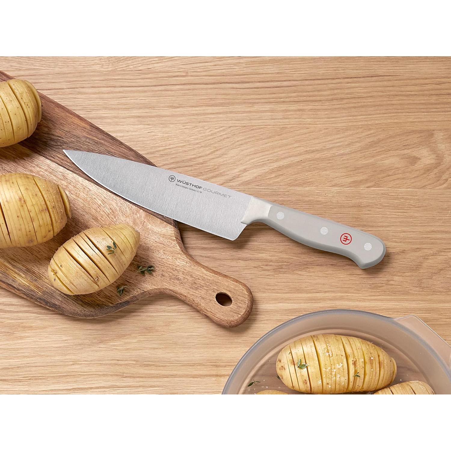 Cuchillo de Chef Wüsthof Gourmet 15.24 cm Gris Acero Inoxidable