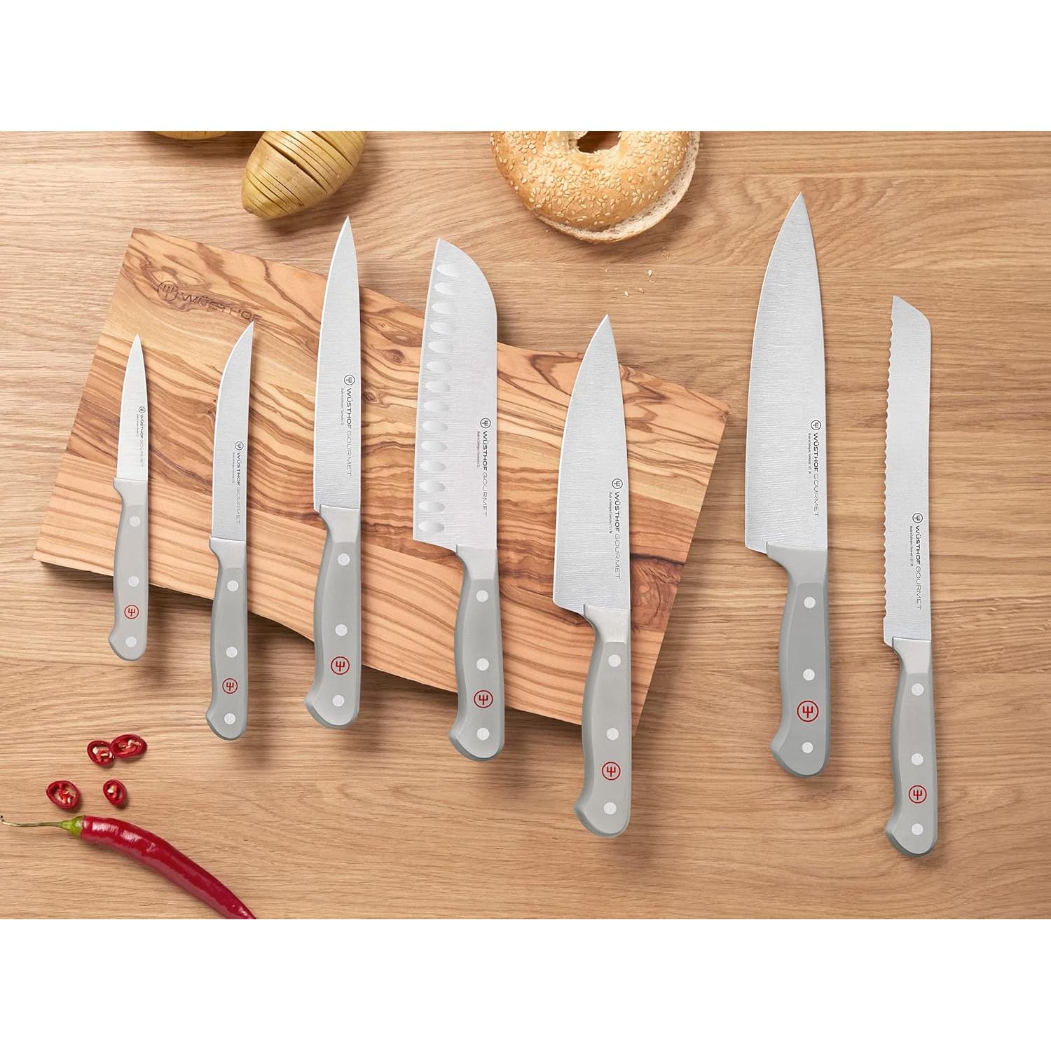 Cuchillo de Chef Wüsthof Gourmet 15.24 cm Gris Acero Inoxidable