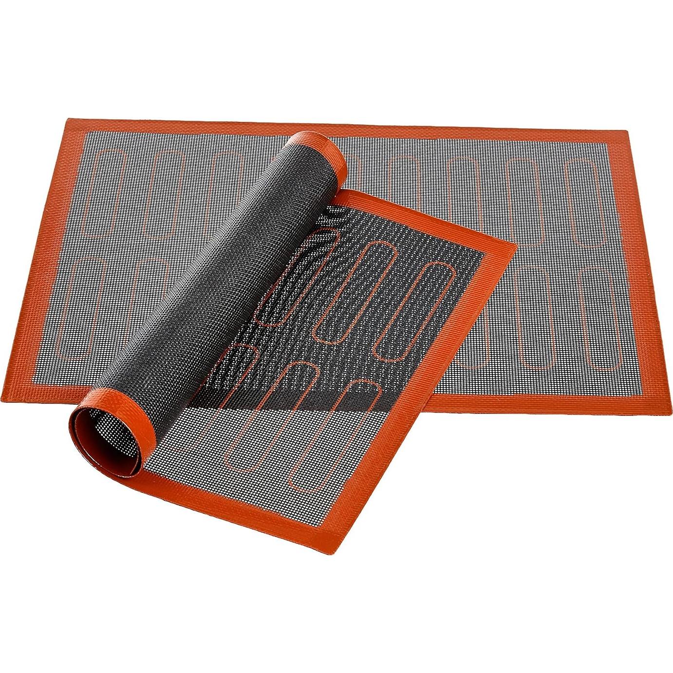 Tapete de Hornear de Silicona Antiadherente Amazon Basics 40x30cm