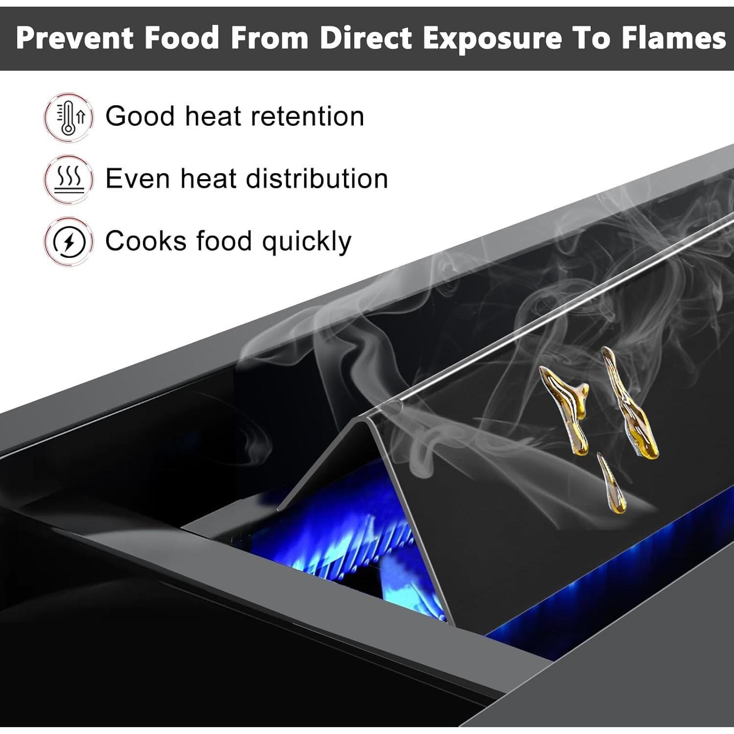 Rejillas de Parrilla Hiorucet 7637 para Weber Spirit II 200