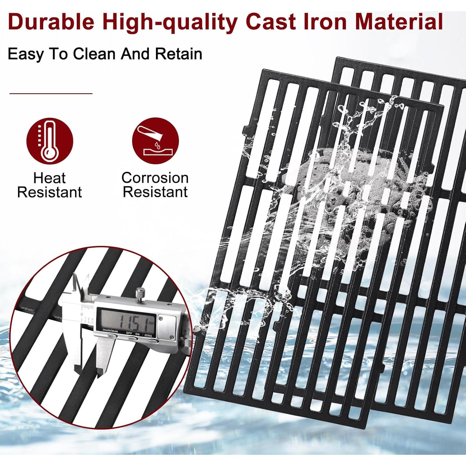 Rejillas de Parrilla Hiorucet 7637 para Weber Spirit II 200