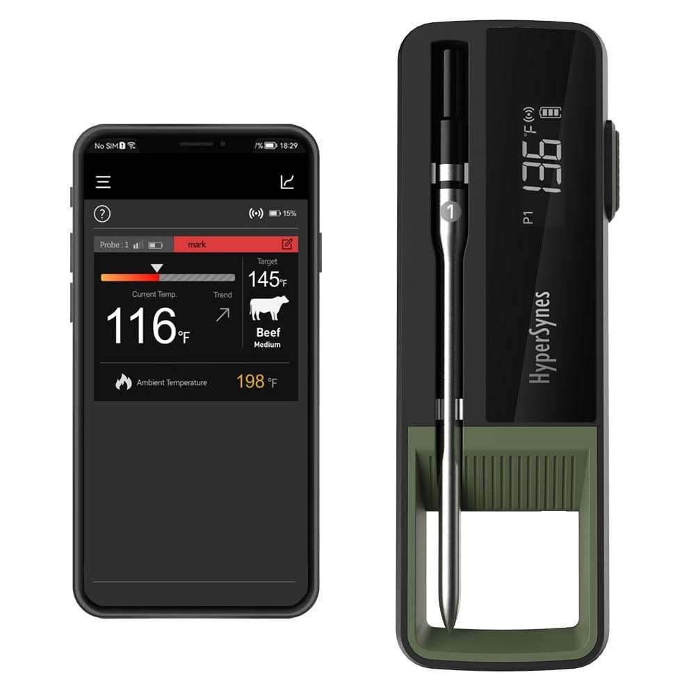 Termómetro de Carne Inalámbrico NADEZHDA WP-03-A Bluetooth 5.2