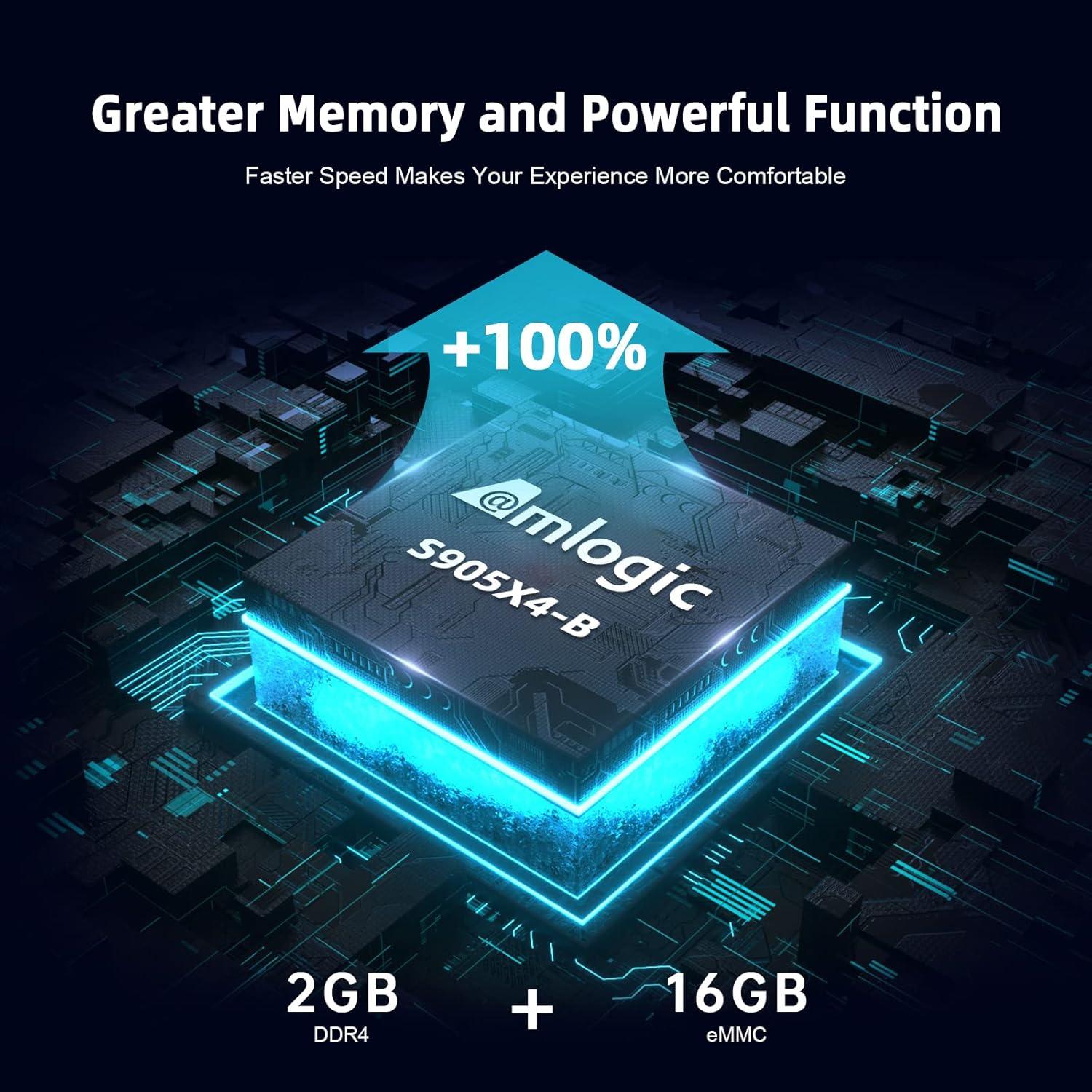 TV Box Android 11.0 MECOOL KM2 Plus 2GB 16GB 4K Dolby Atmos