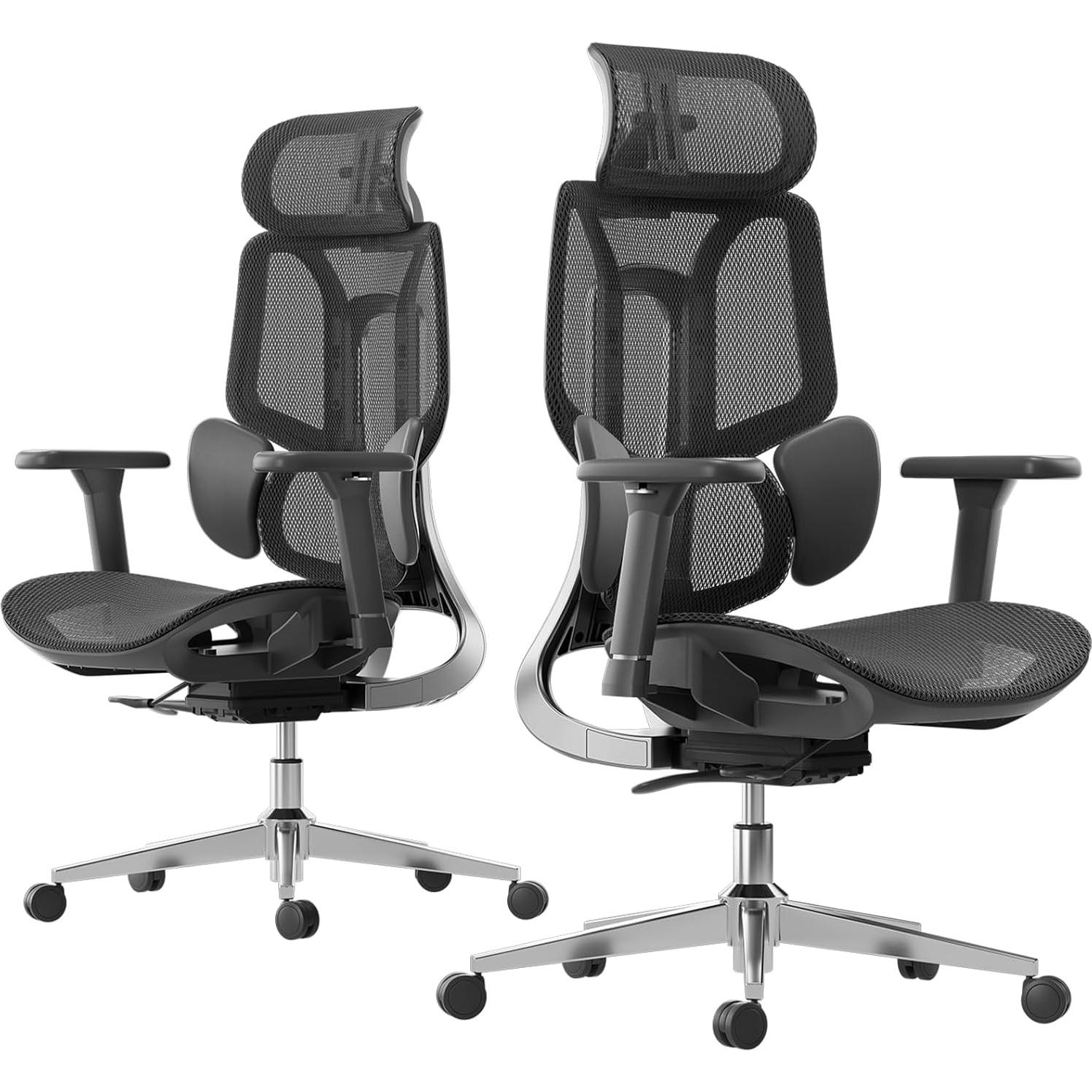 Silla de Oficina Ergonómica Hbada E3 Air - Soporte Lumbar Ajustable
